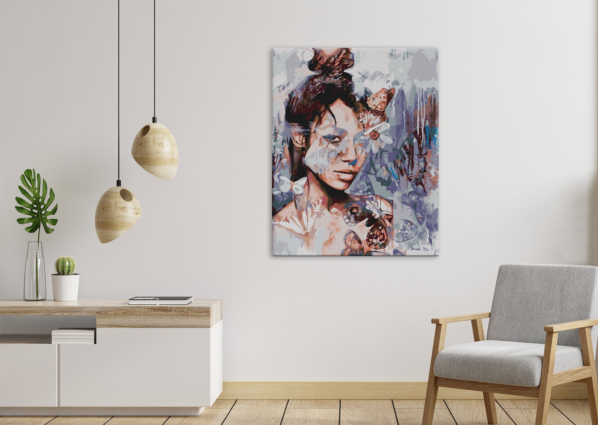 Dievča s motýľmi (SC0711)