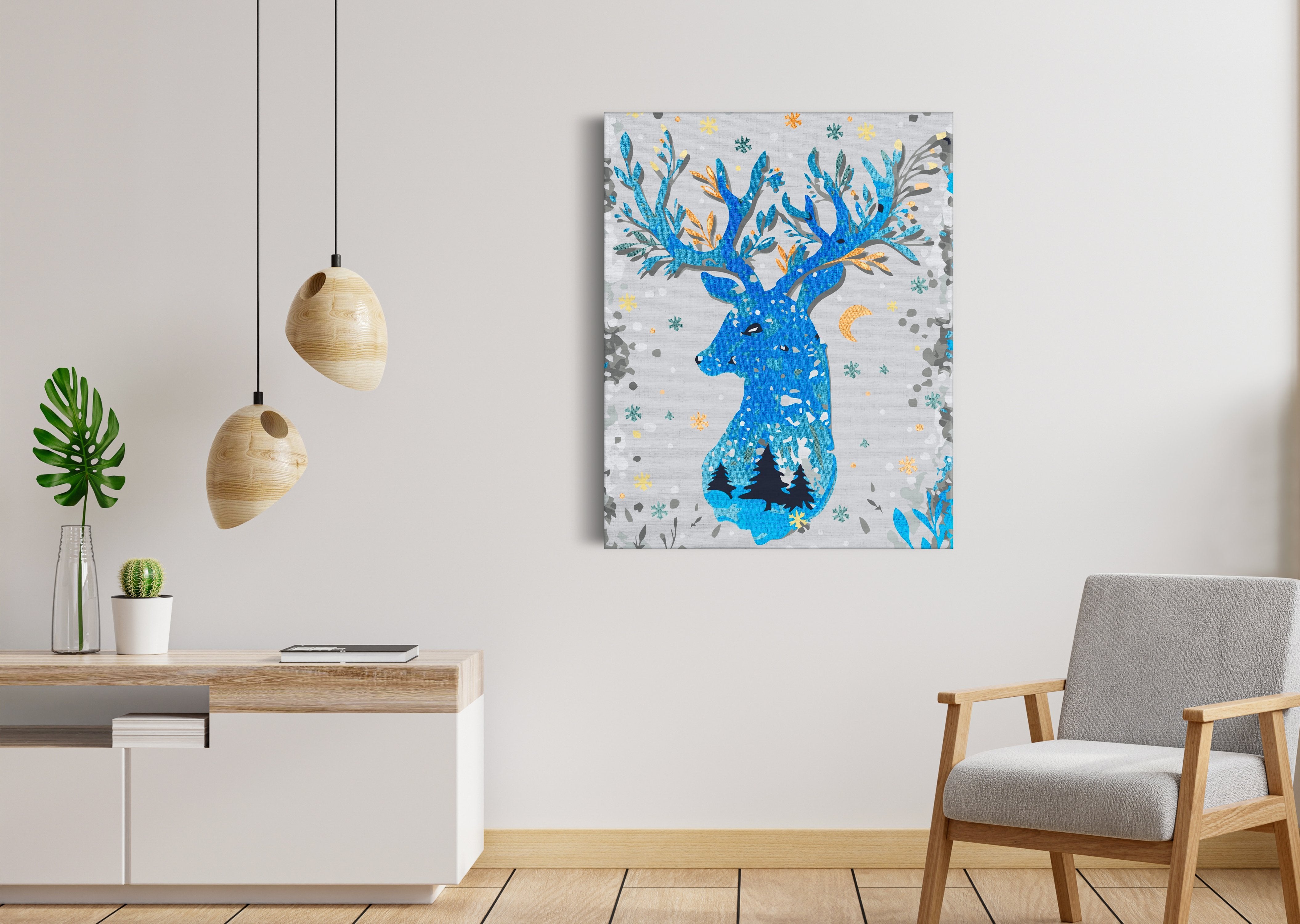 Zimný severný jeleň (SC0659)