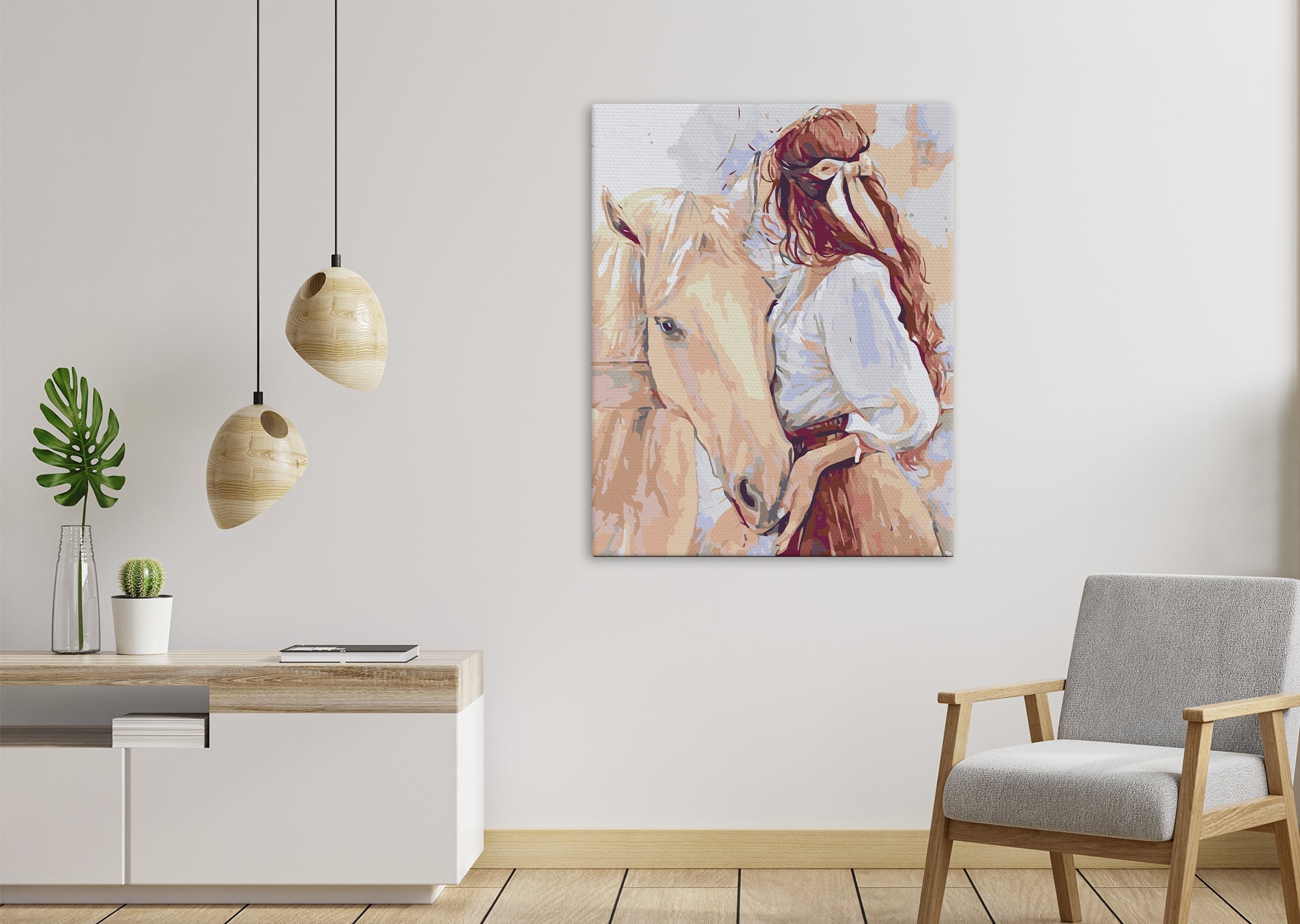 Dievča s koňom (SC0718)