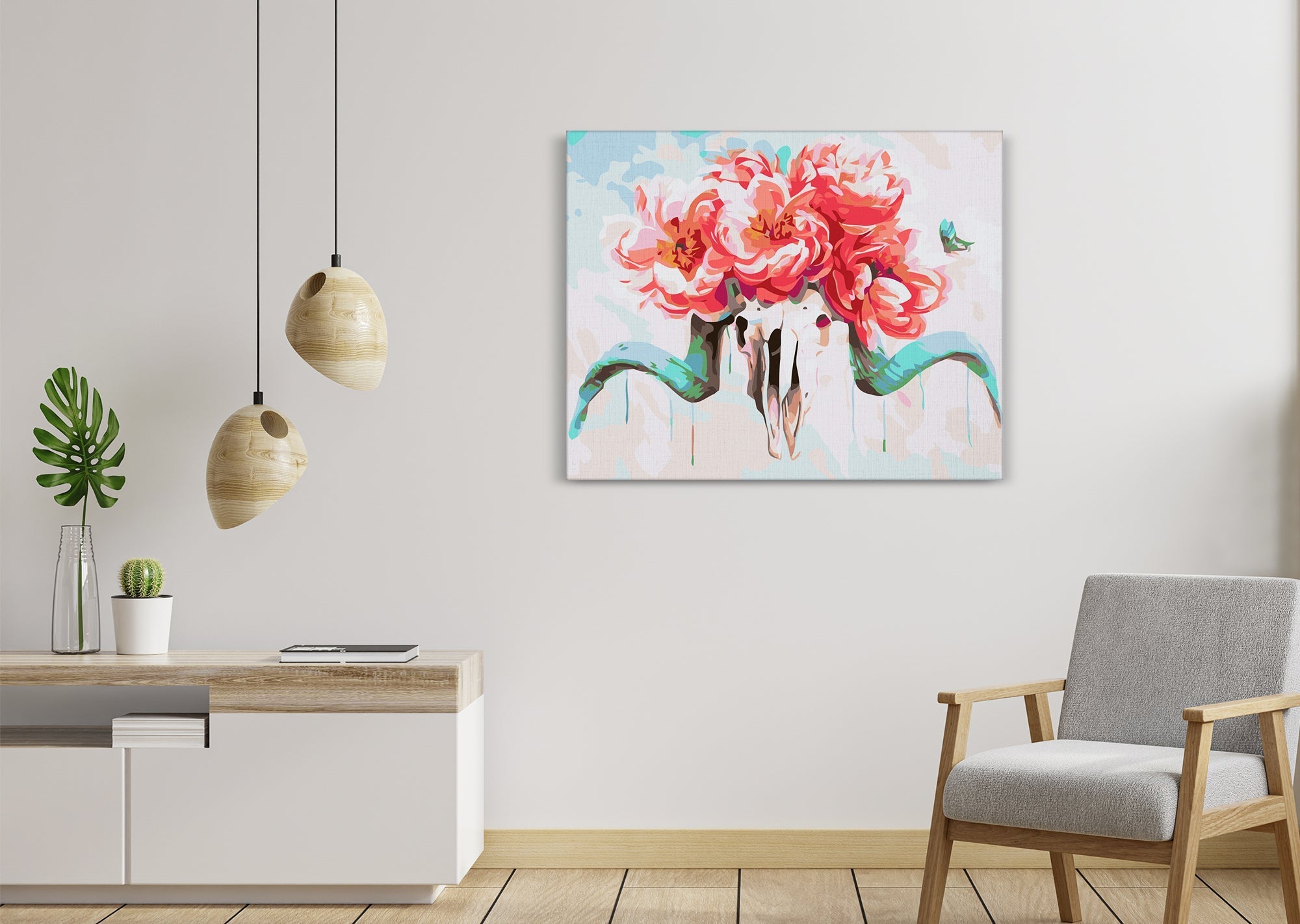 Lebka s kvetmi (SC0763)