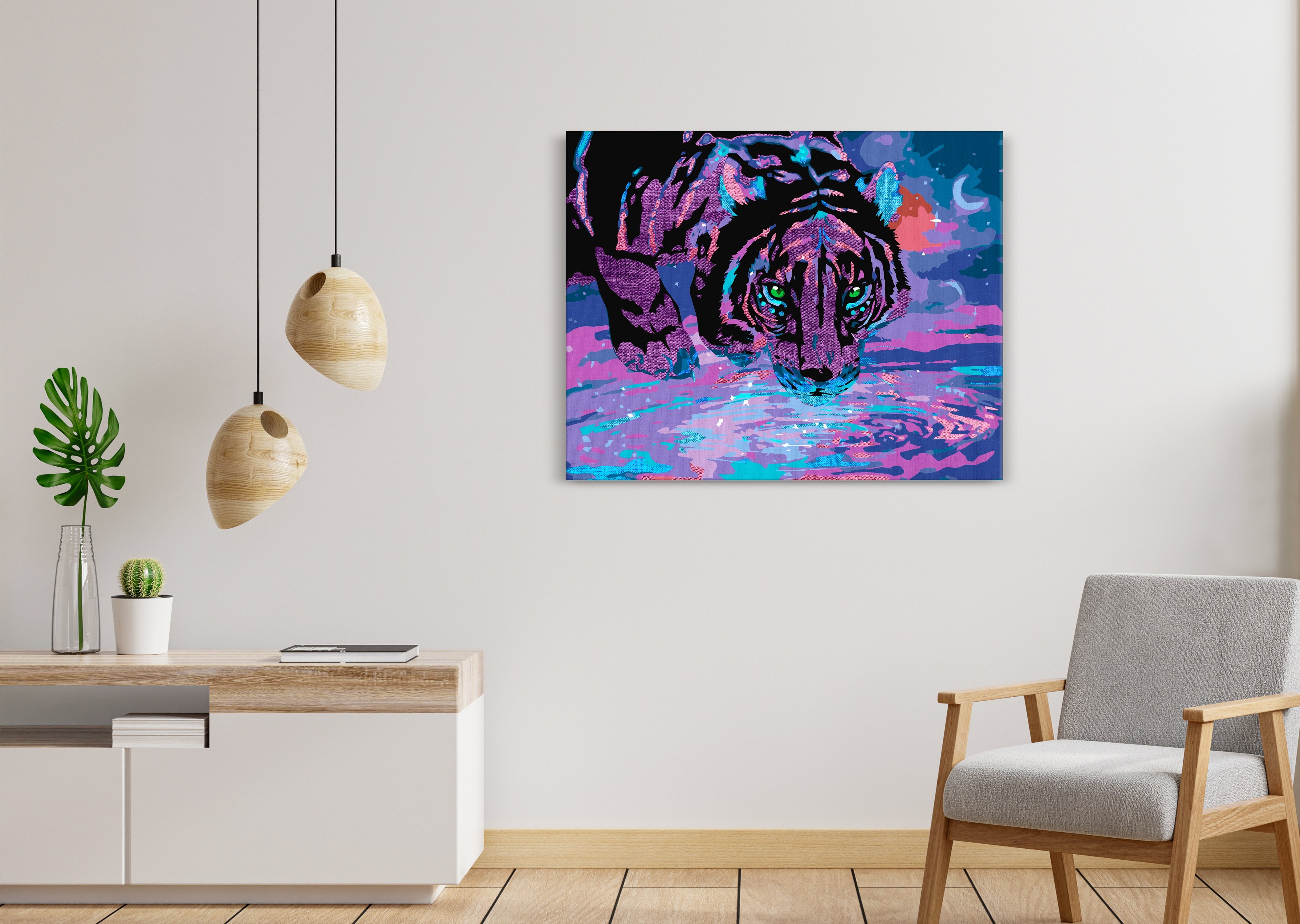 Tiger Metalickej Farby (SC0648)