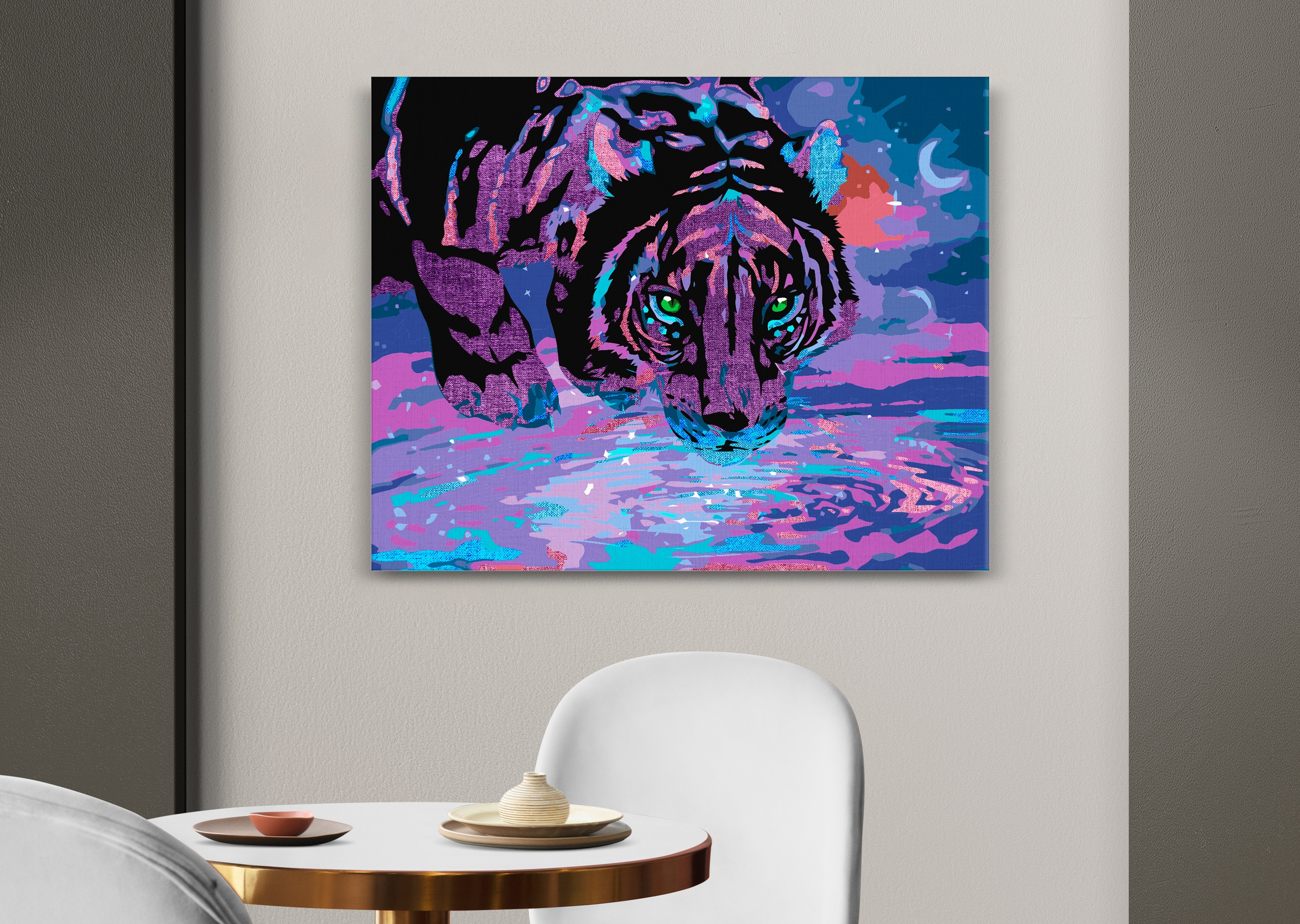 Tiger Metalickej Farby (SC0648)