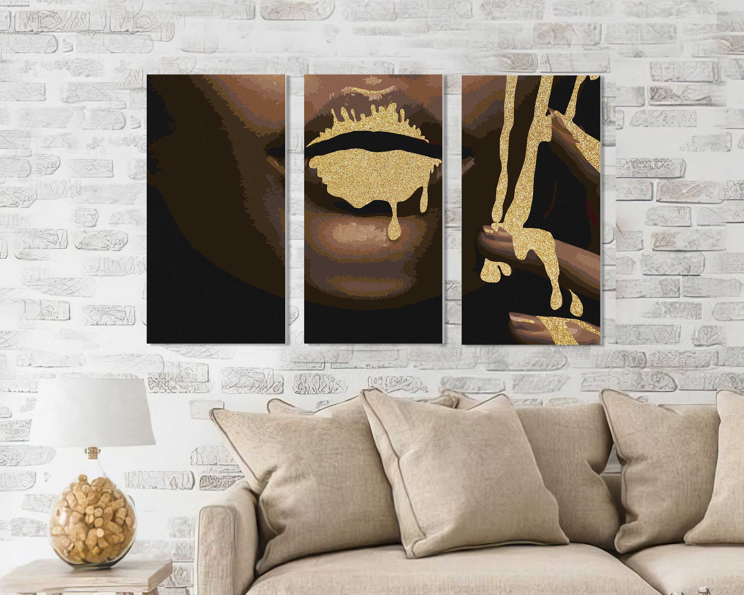 Panelová maľba Zlaté pery (DA0700)