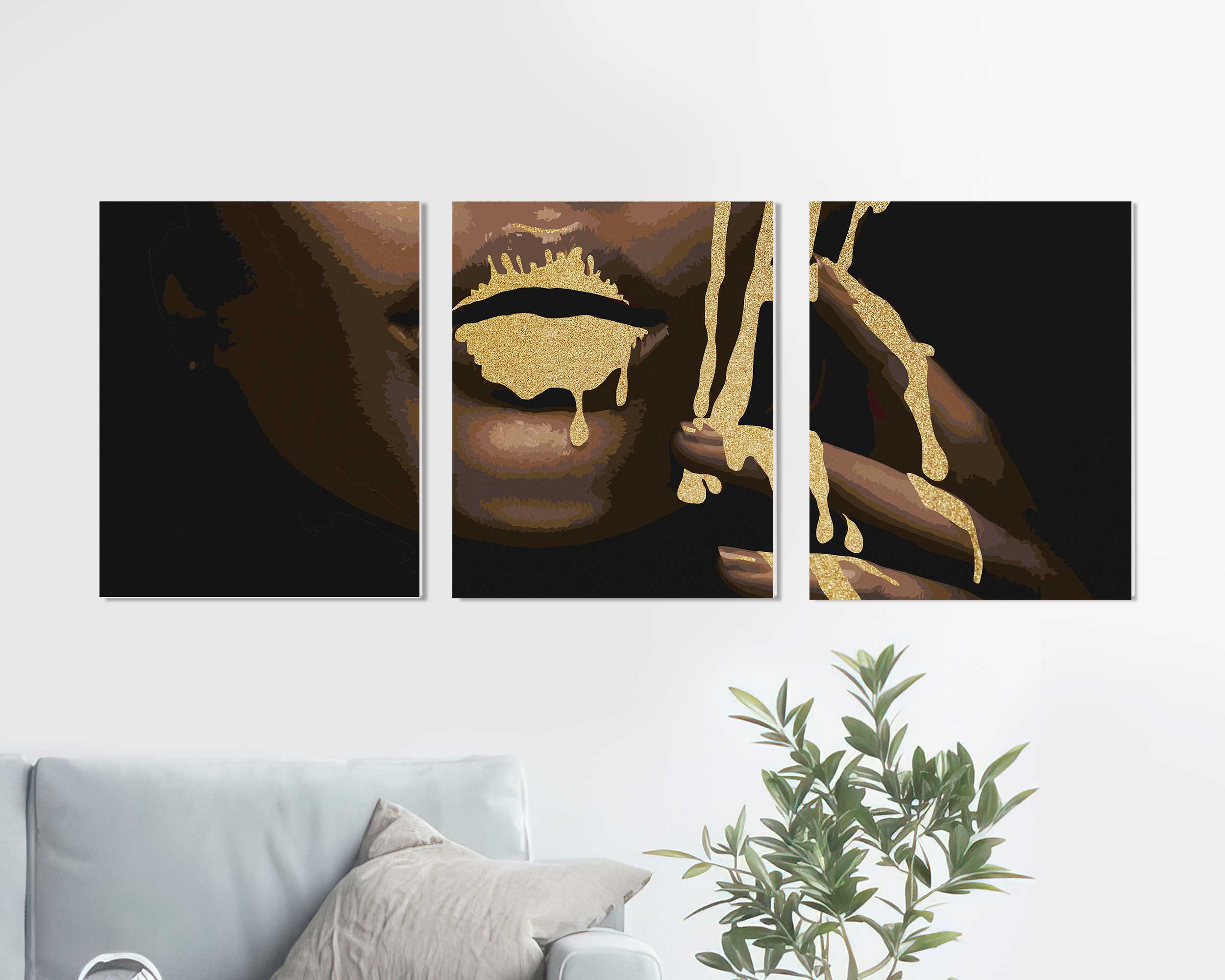 Panelová maľba Zlaté pery (DA0700)