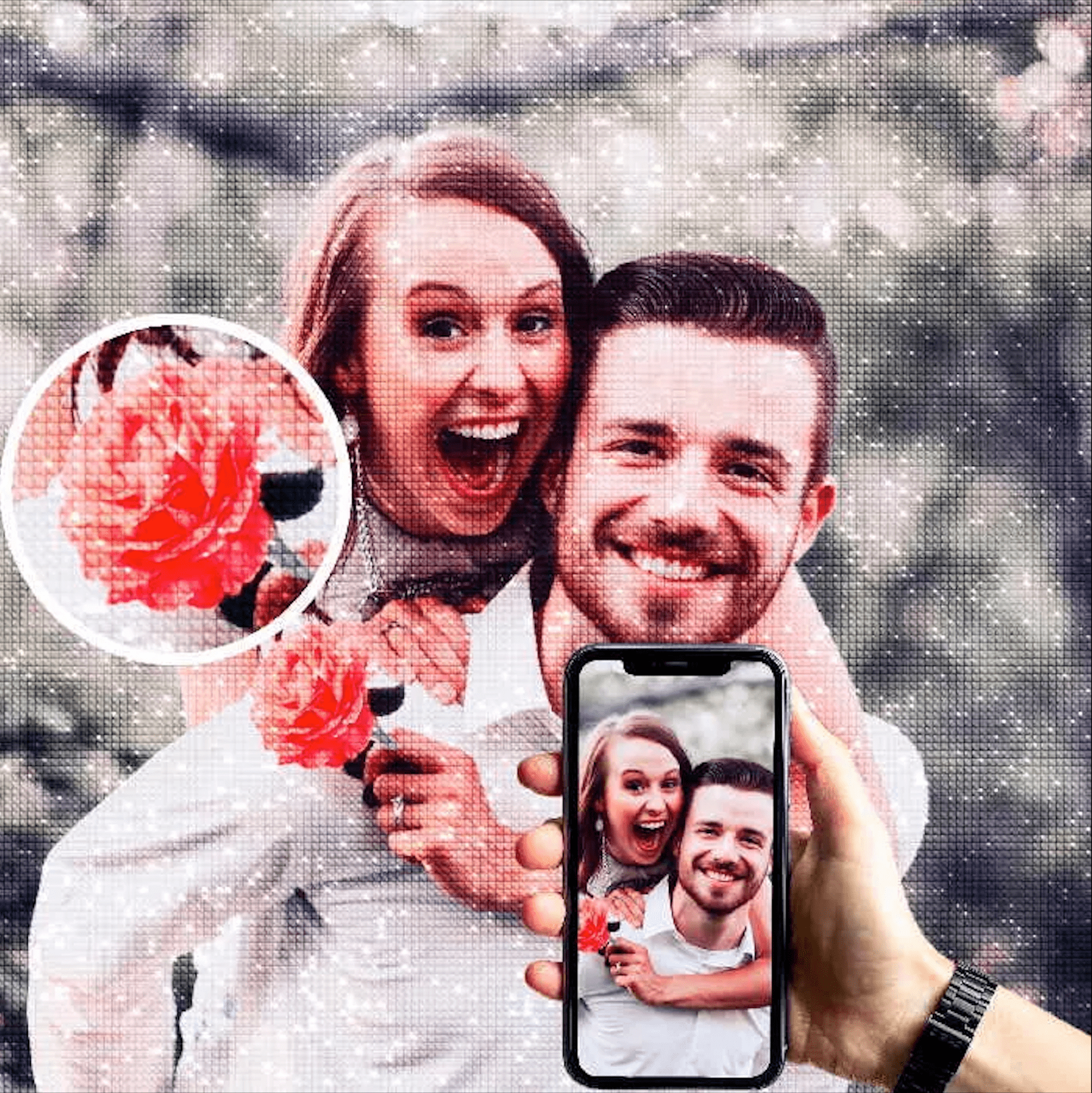 Mozaika - Obrázok z vlastnej fotografie