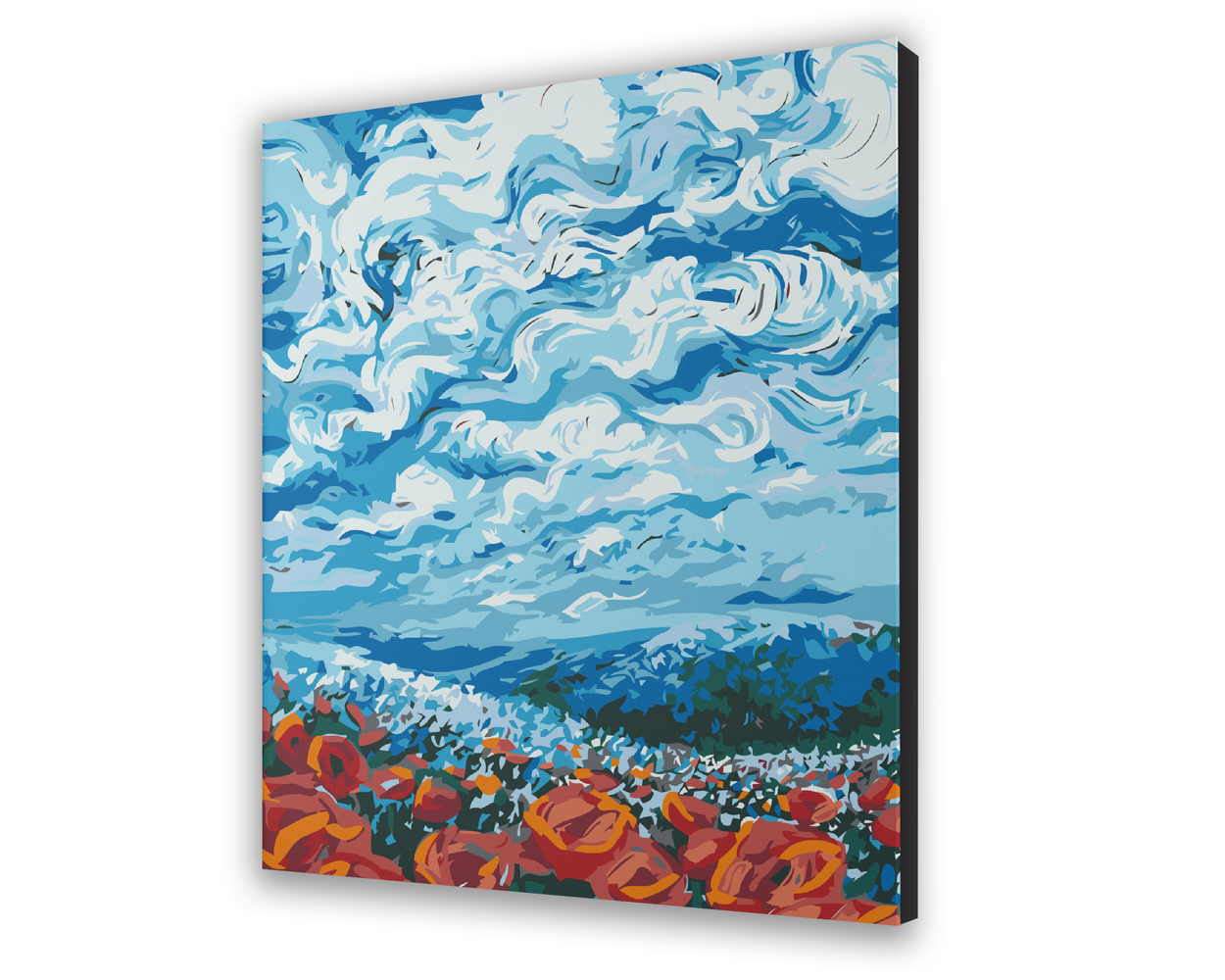 Plátno podľa čísla - Horský Výhľad