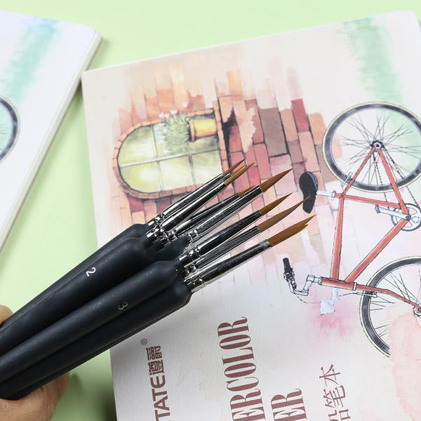 Profesionálne Drevené Kefy - 11 Ks.