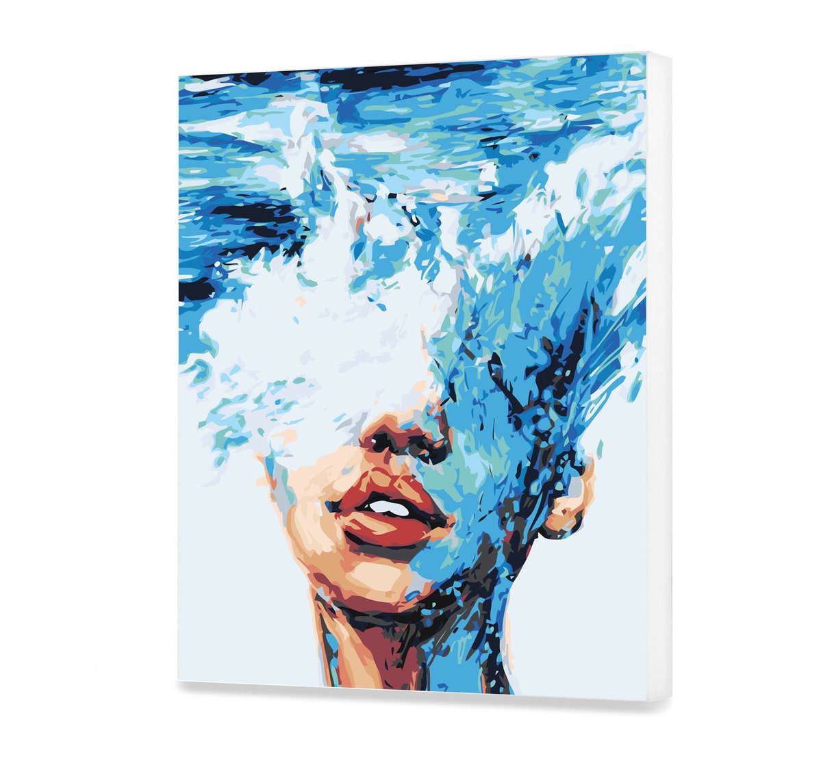 Malovanie podla cisel - Žena S Vlnou