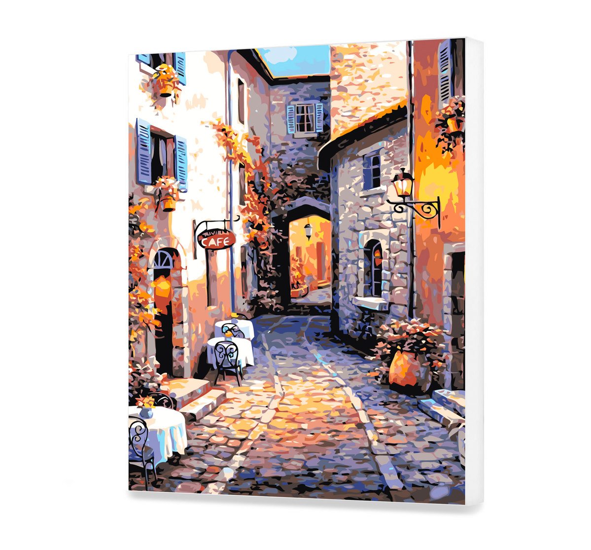 Malovanie podla cisel - Stare Europejskie Ulice