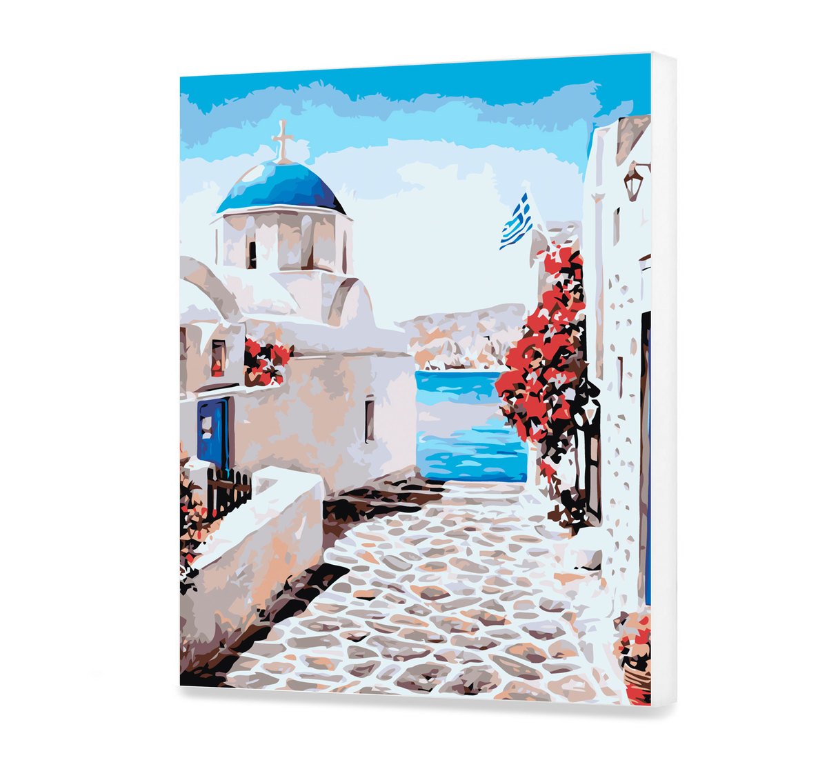 Malovanie podla cisel - Kvetinové Ulice Pri Mori