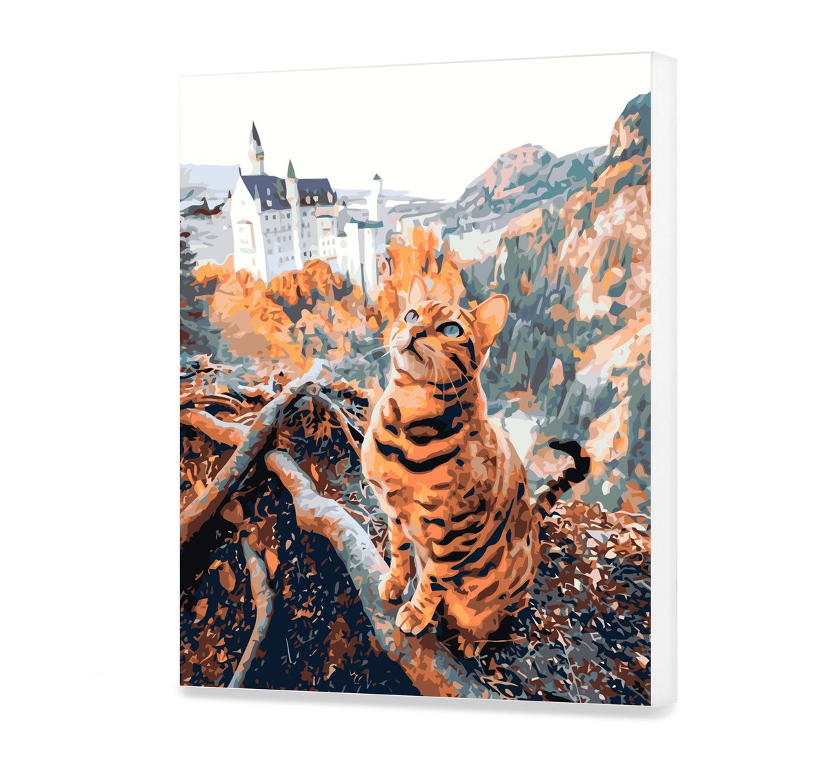 Plátno podľa čísla - Divoká Nemecká Mačka