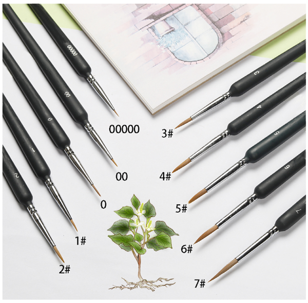 Profesionálne Drevené Kefy - 11 Ks.