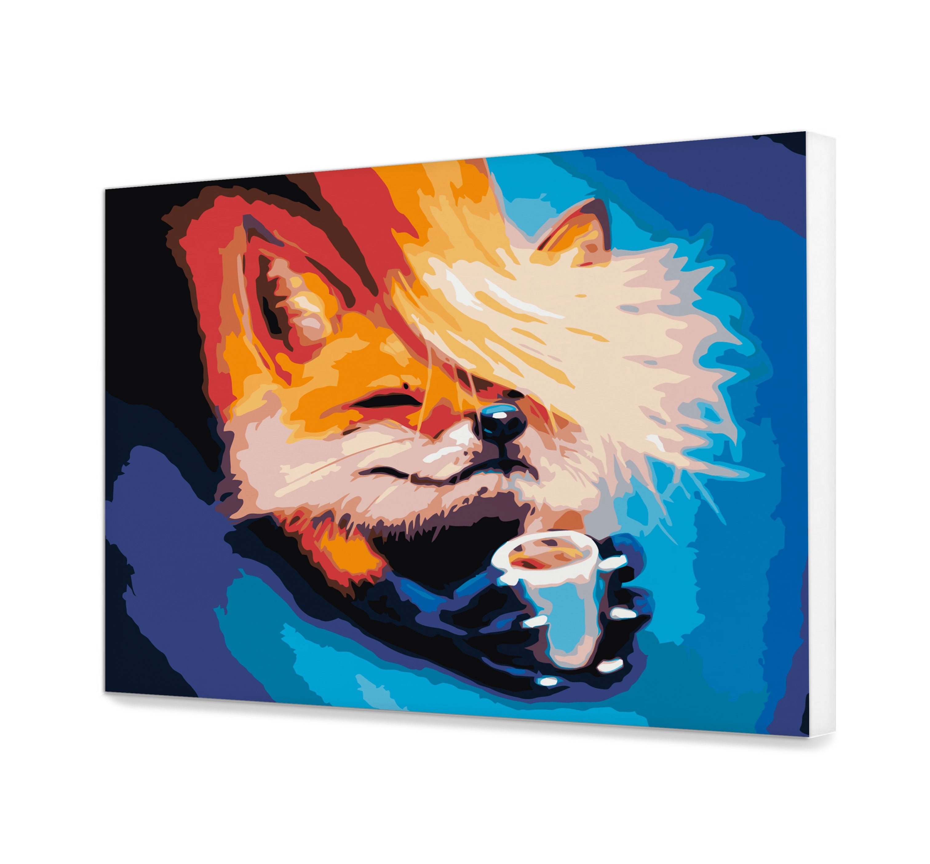 Líška S Šálkou Kávy