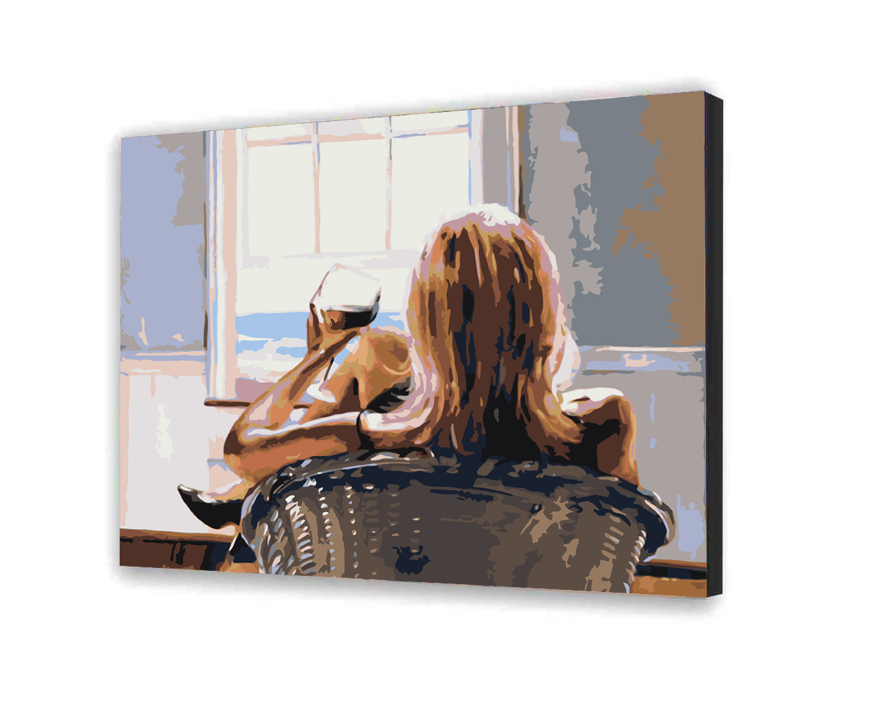 Plátno podľa čísla - Dievča S Okuliarmi