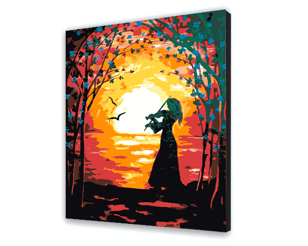 Malovanie podla cisel - Melody Západu Slnka