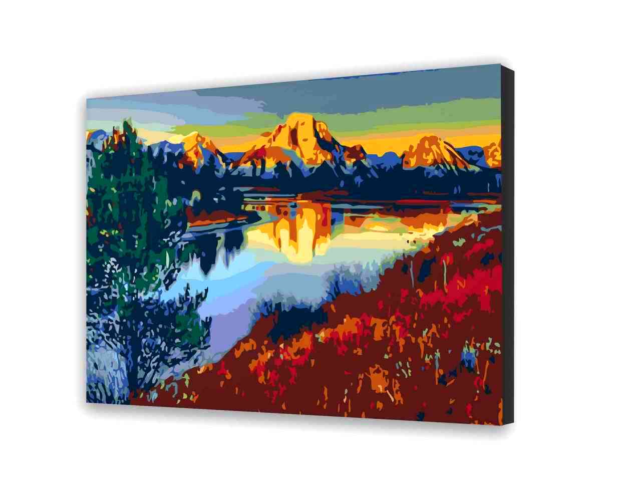 Malovanie podla cisel - Hory