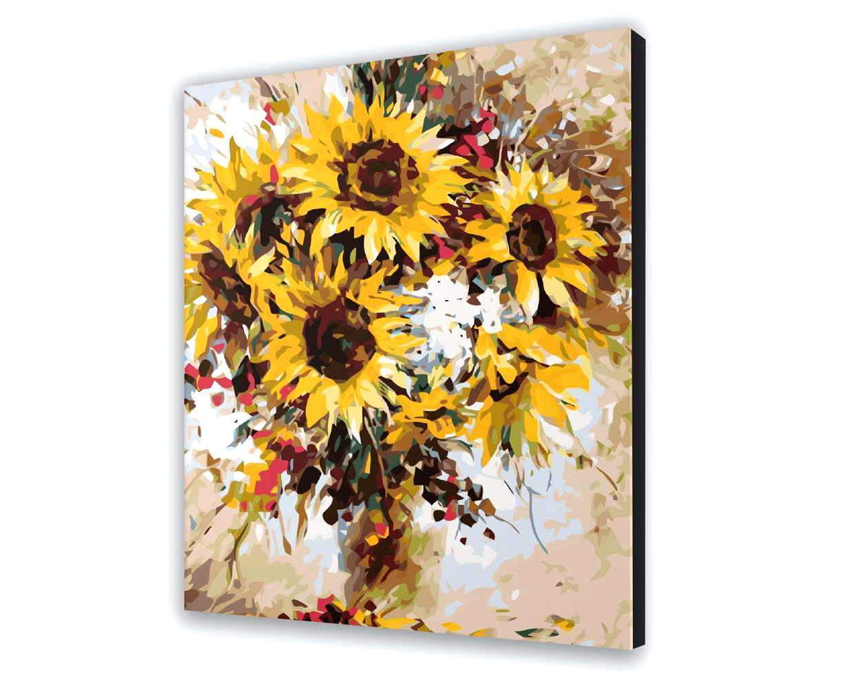 Malovanie podla cisel - Slnečnica