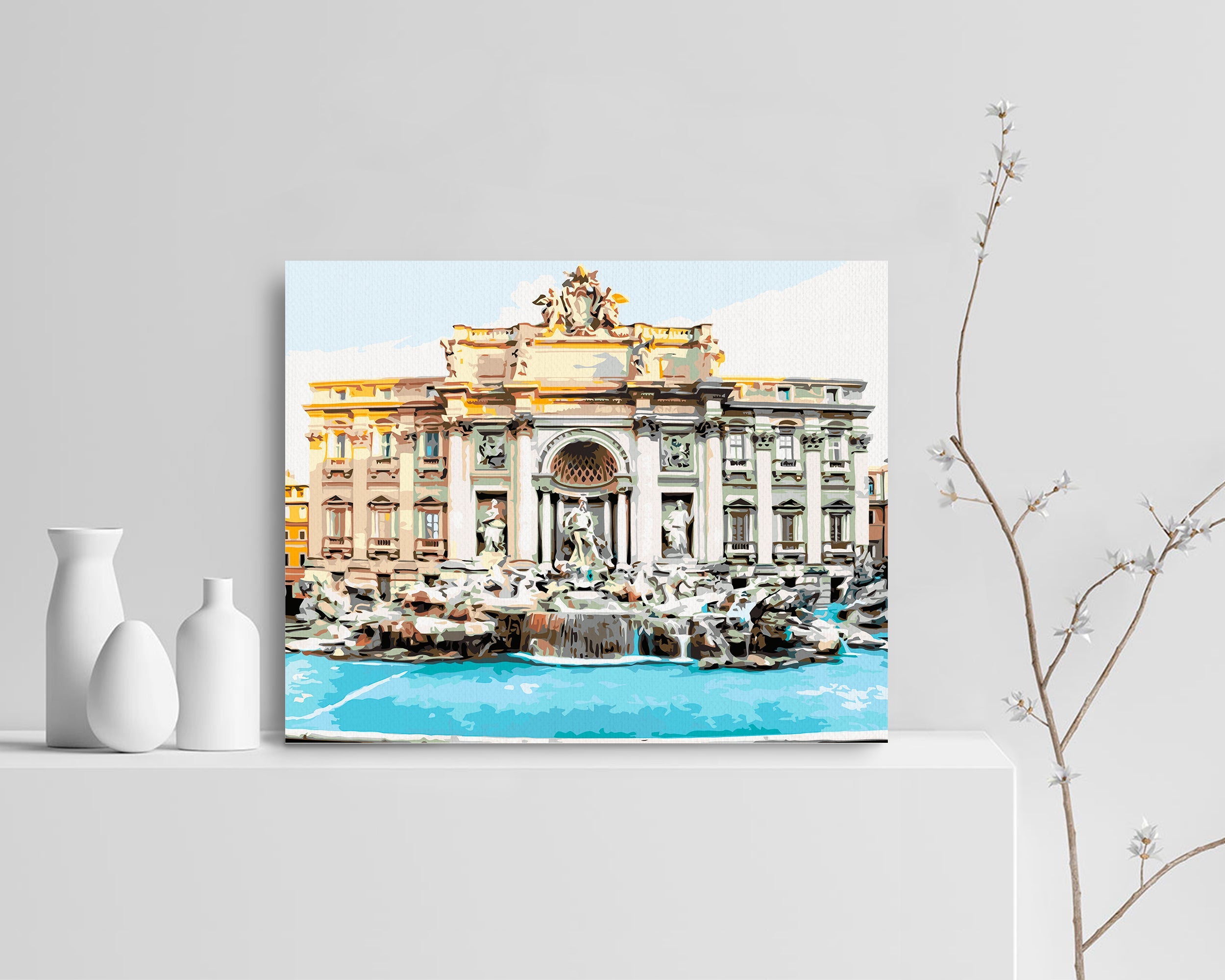 Fontána di Trevi v Římě