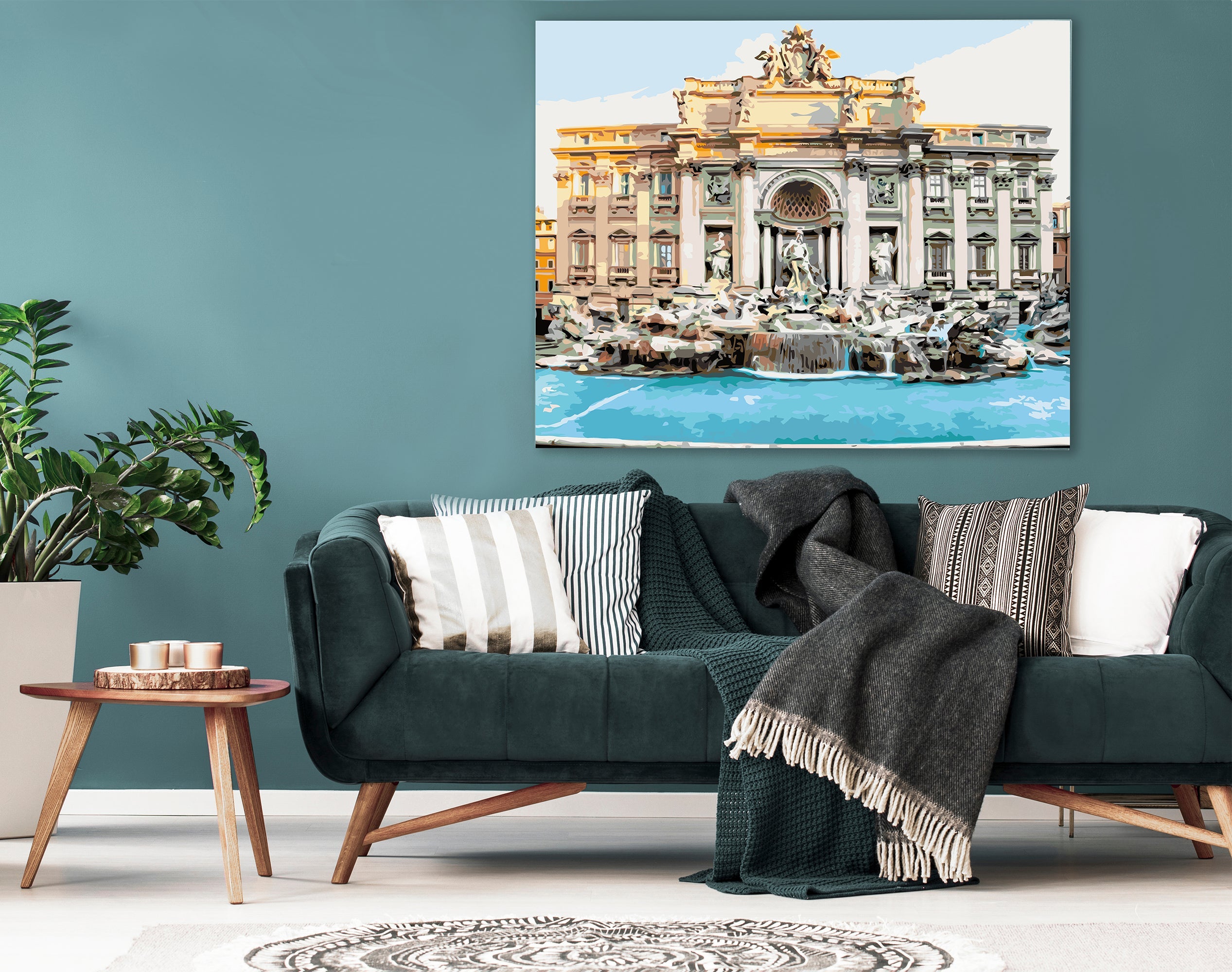 Fontána di Trevi v Římě