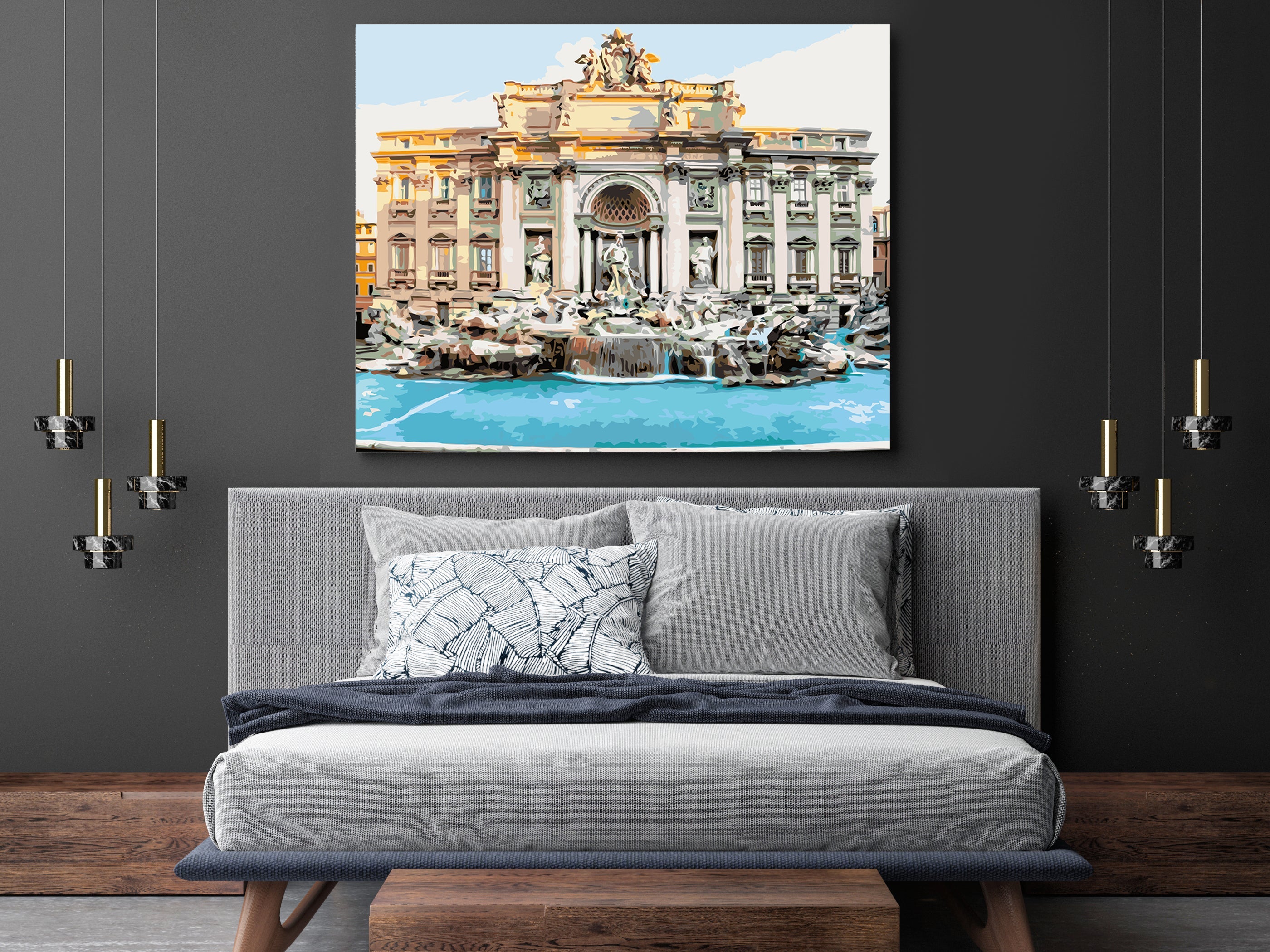 Fontána di Trevi v Římě