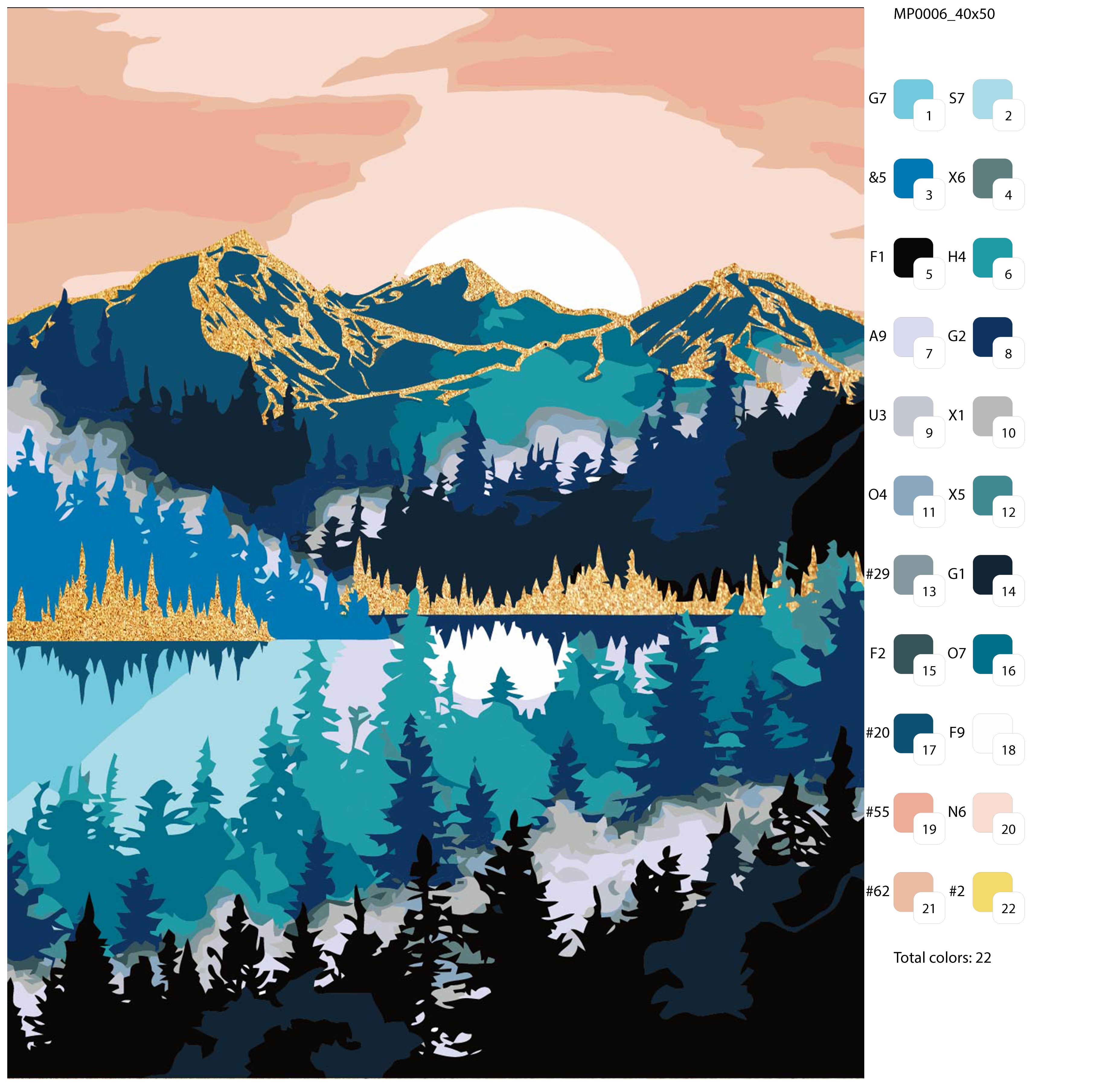 Západ slnka v horách