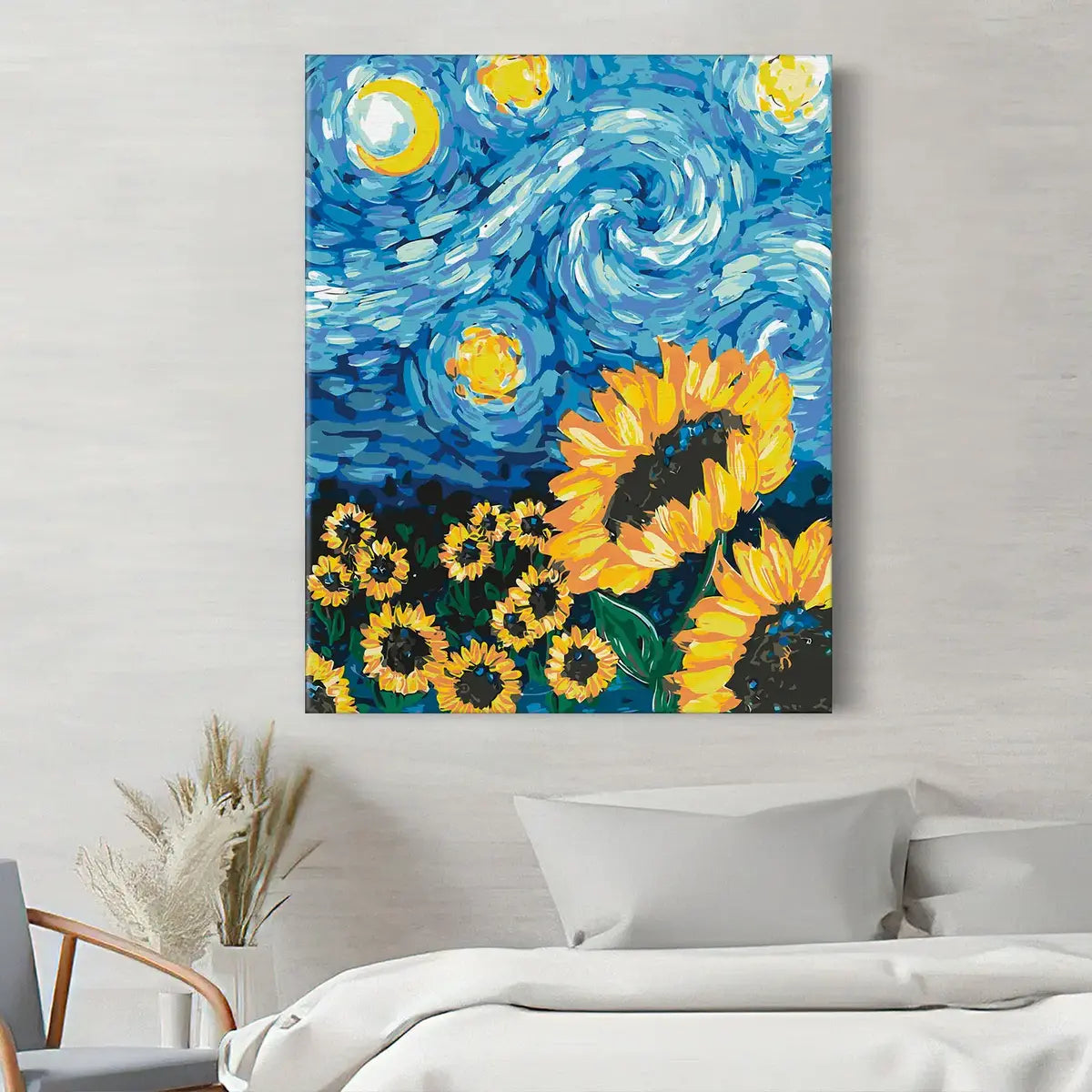 Slnečnice V Štýle Van Gogha