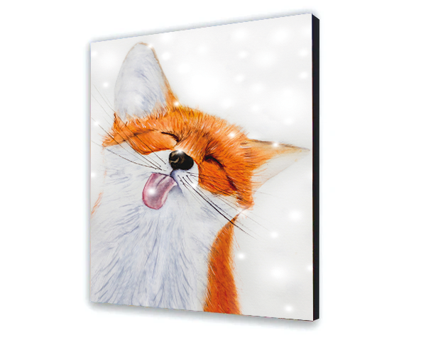 Maľovanie podľa cisel - Vtipná Líška