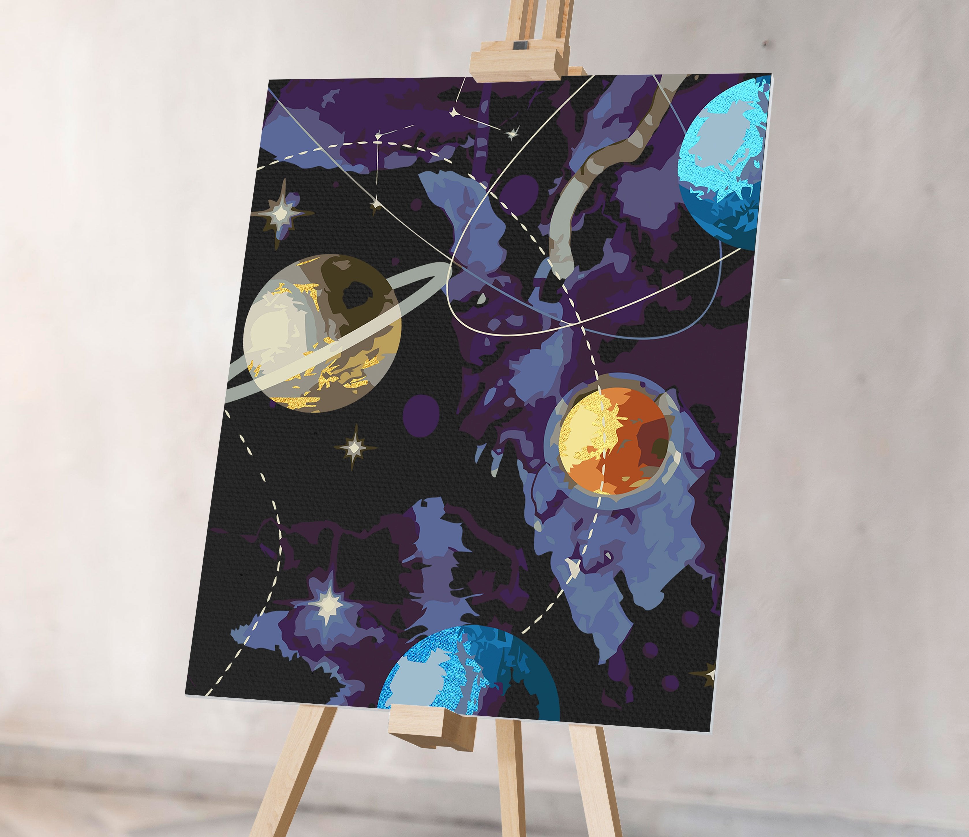 Farebná galaxia (NK0431)