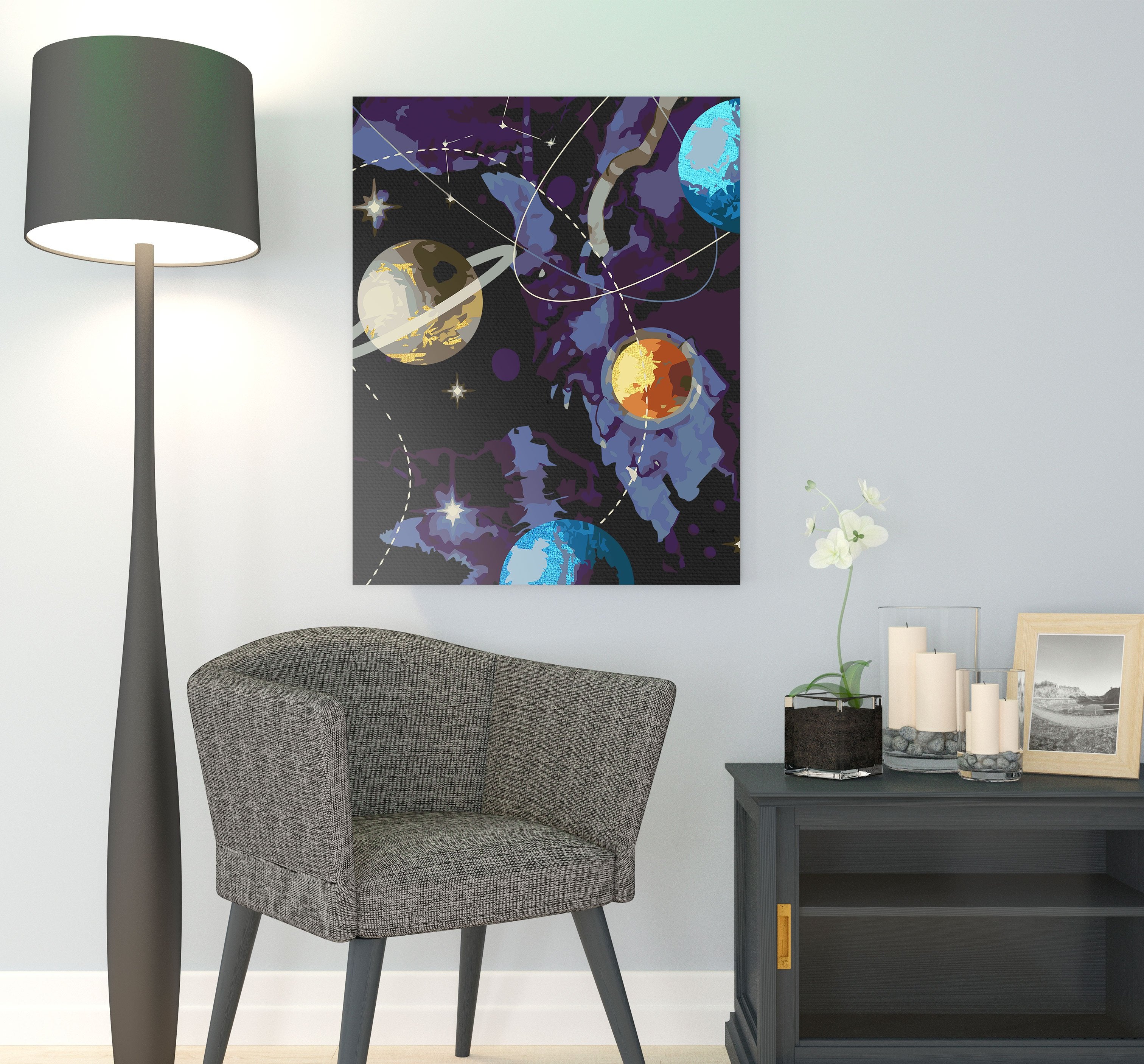 Farebná galaxia (NK0431)