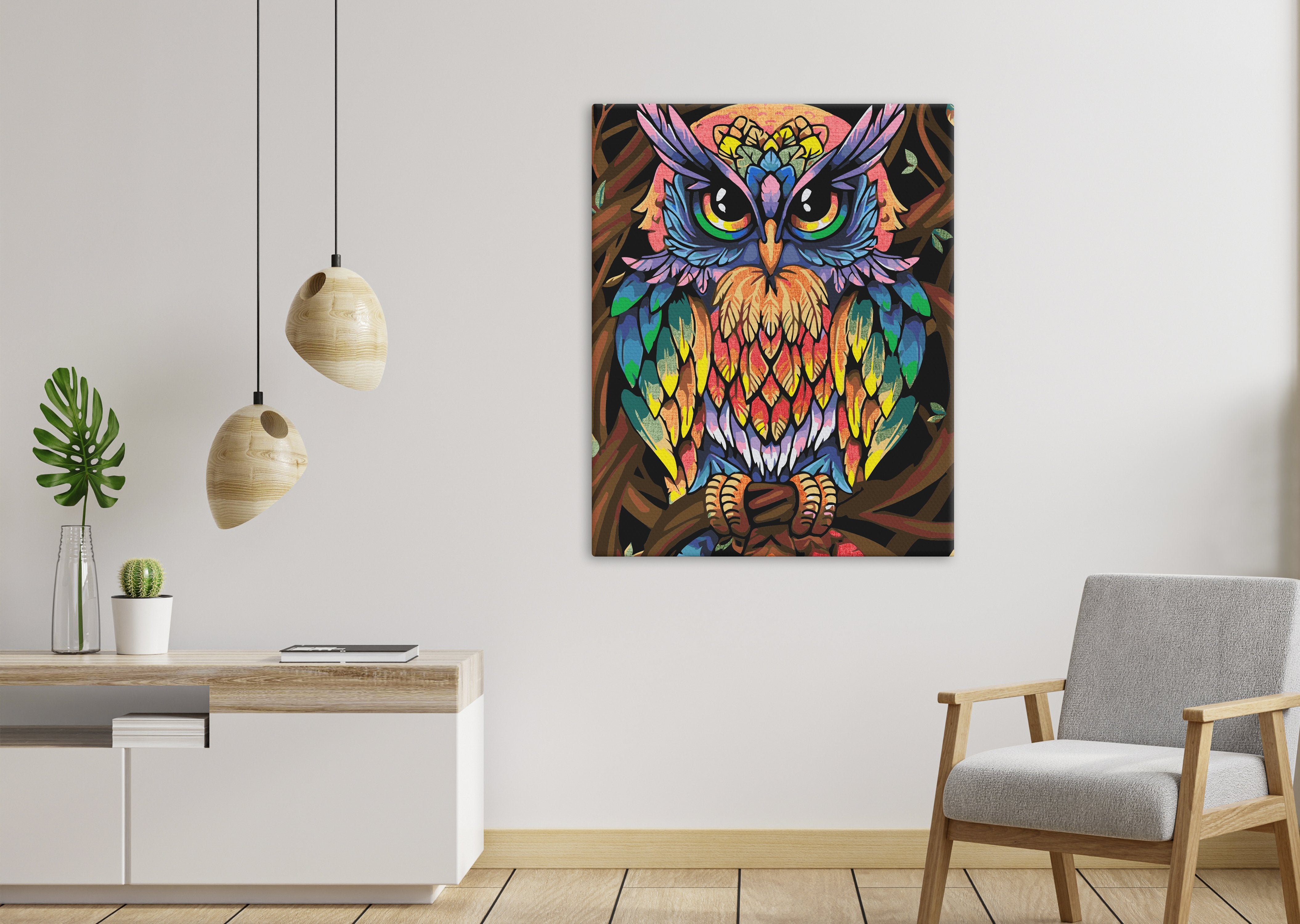 Farebná Kúzelná Sova (NK0439)