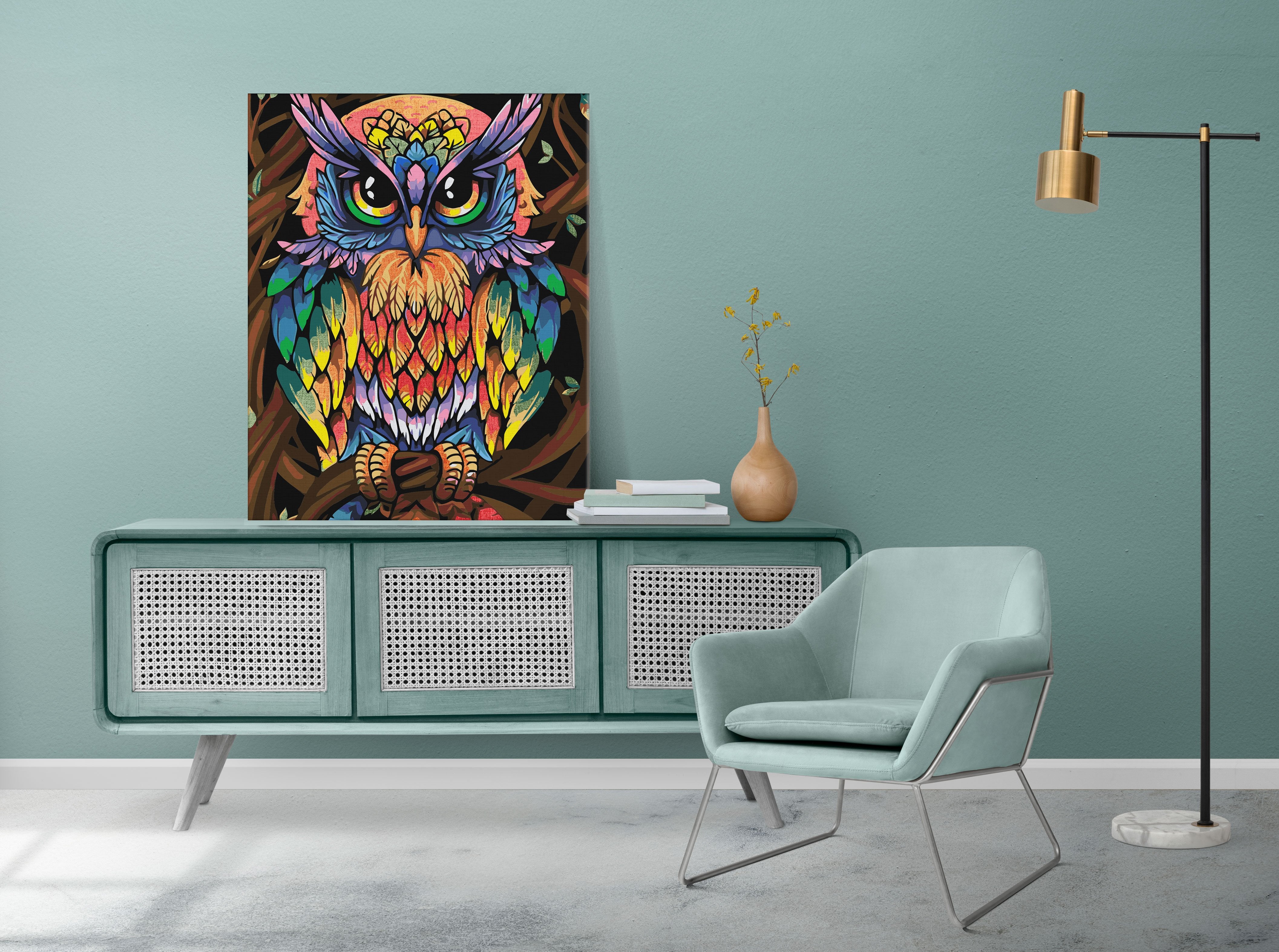 Farebná Kúzelná Sova (NK0439)