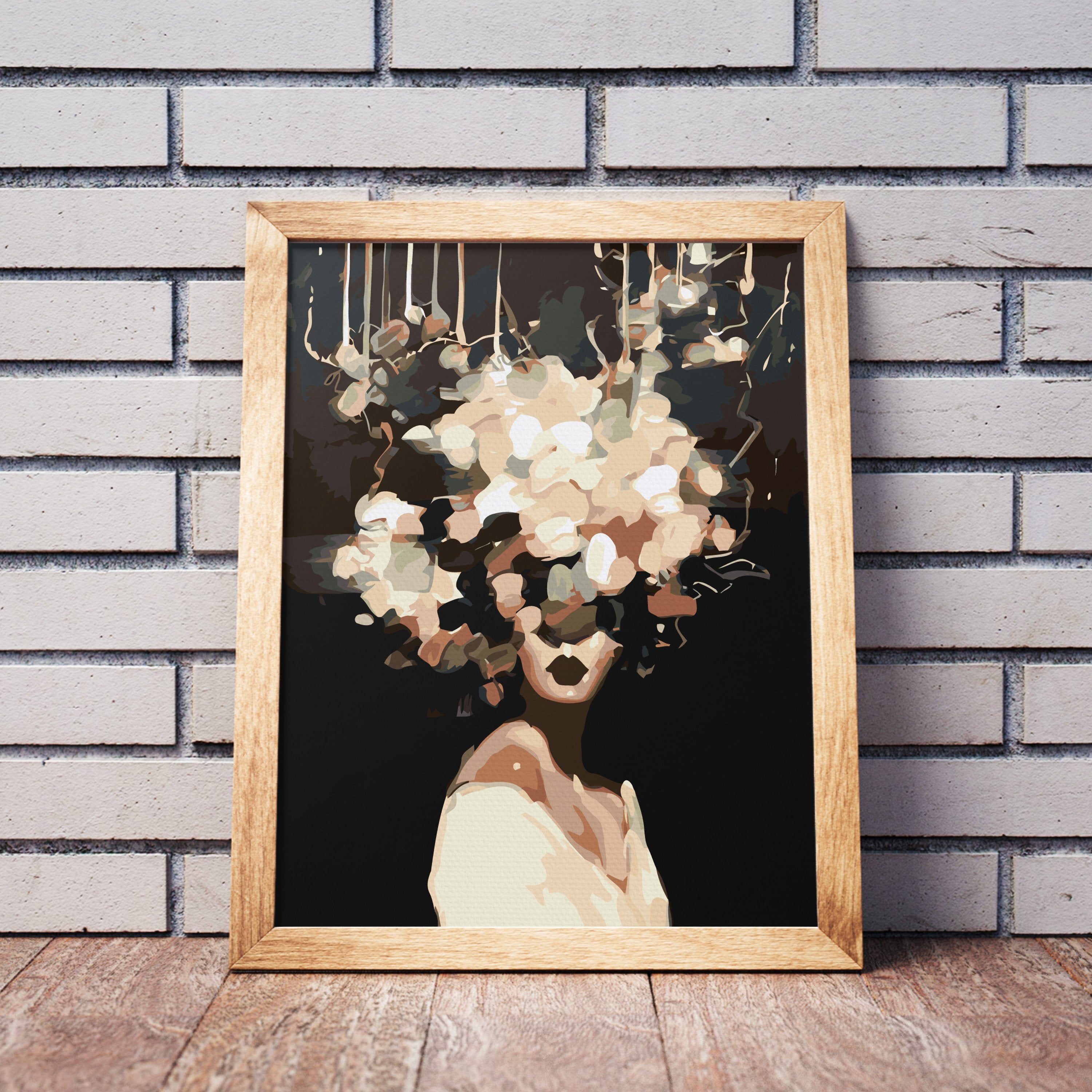 Abstrakcia. Dievča (NK0472)