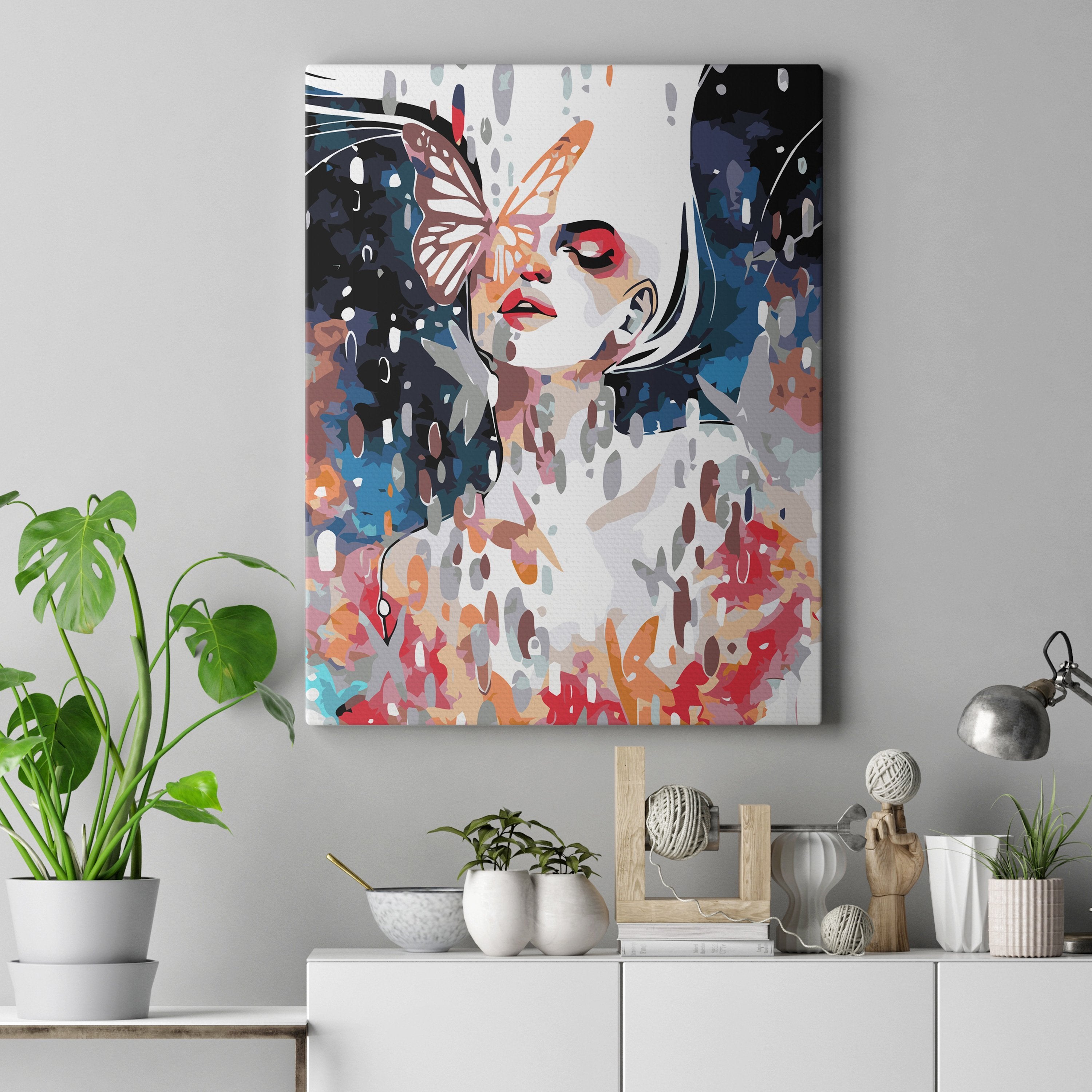 Dáma s motýľom (NK0478)