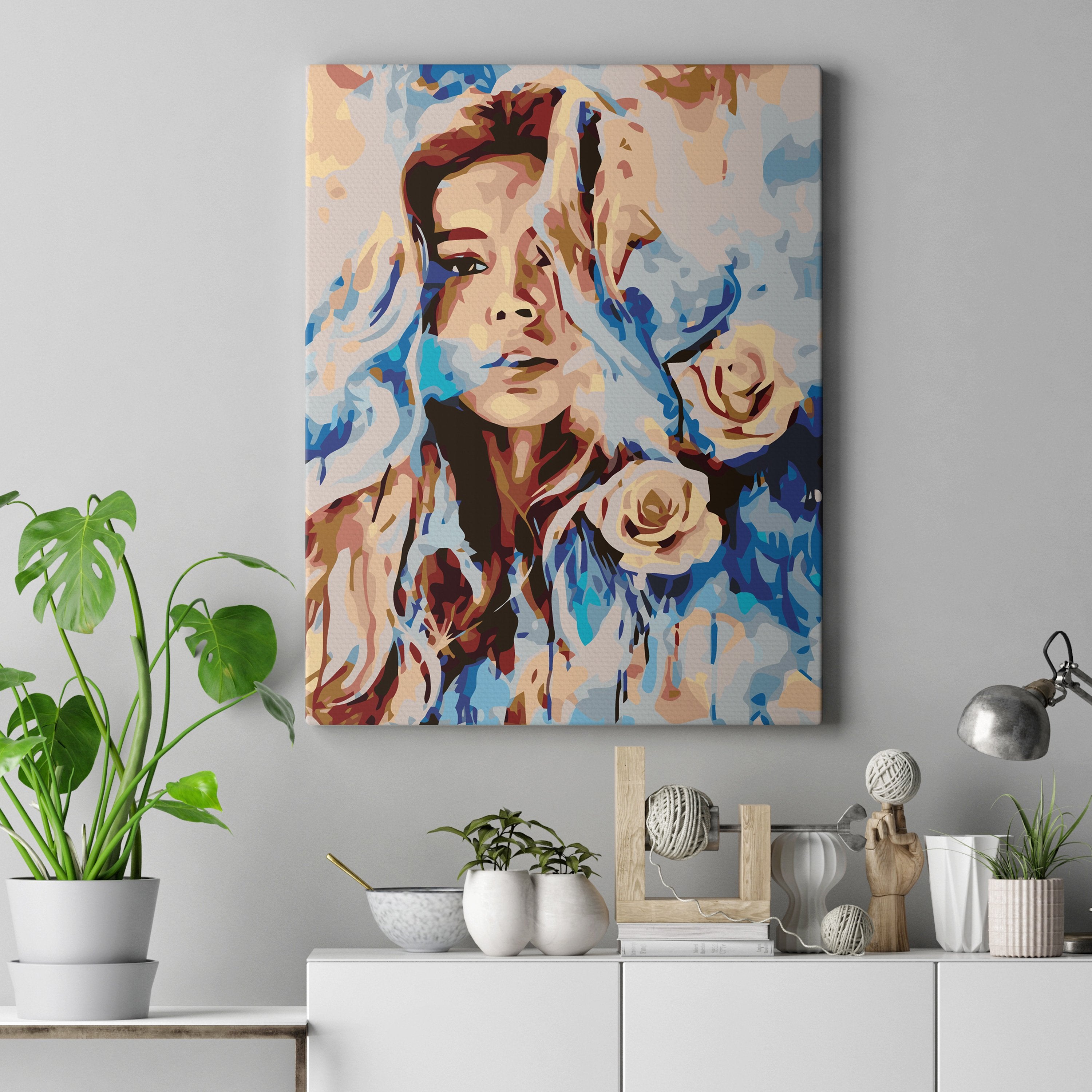 Žena v kvetoch (NK0483)