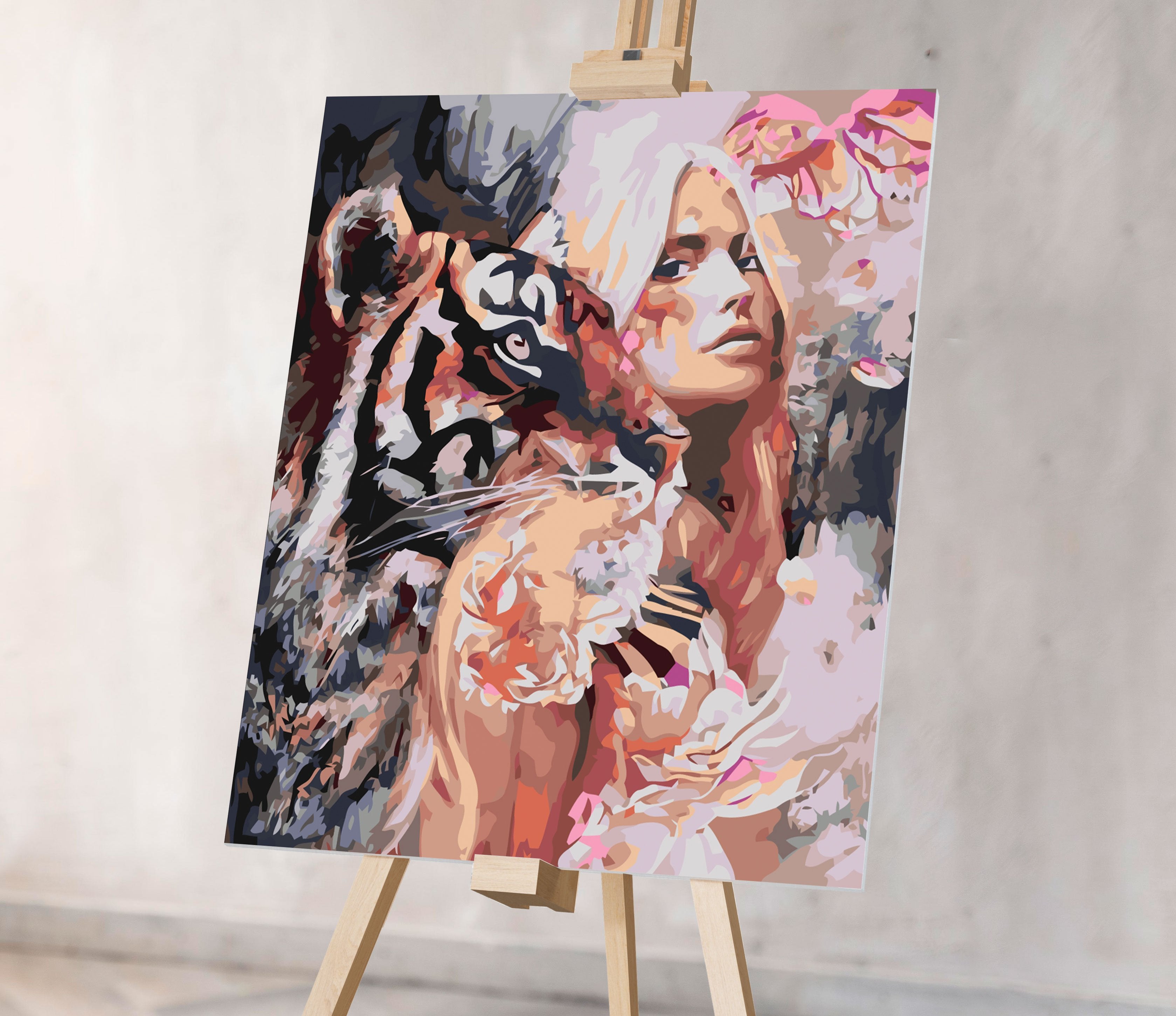 Dievča s tigrom (NK0498)