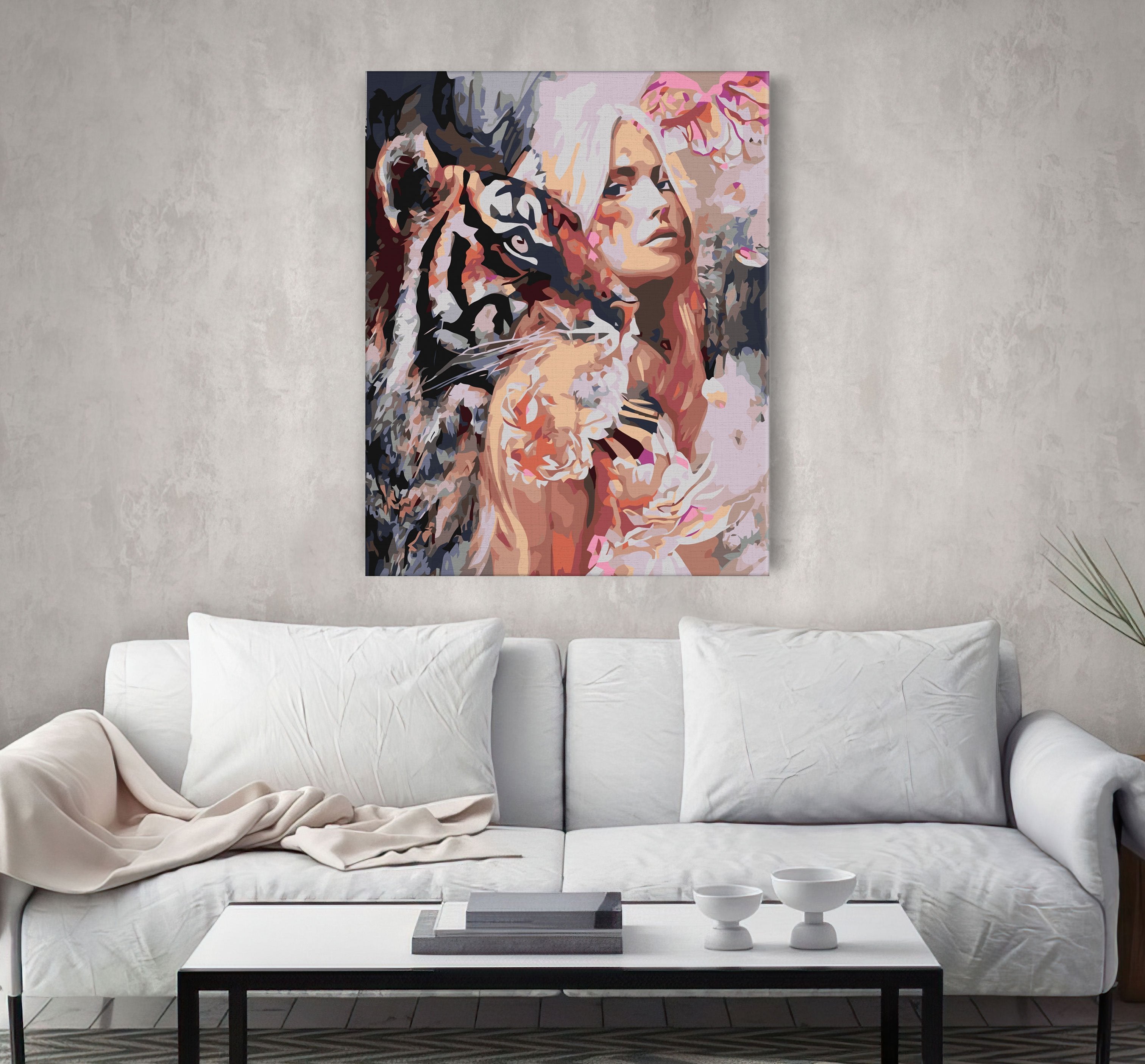 Dievča s tigrom (NK0498)