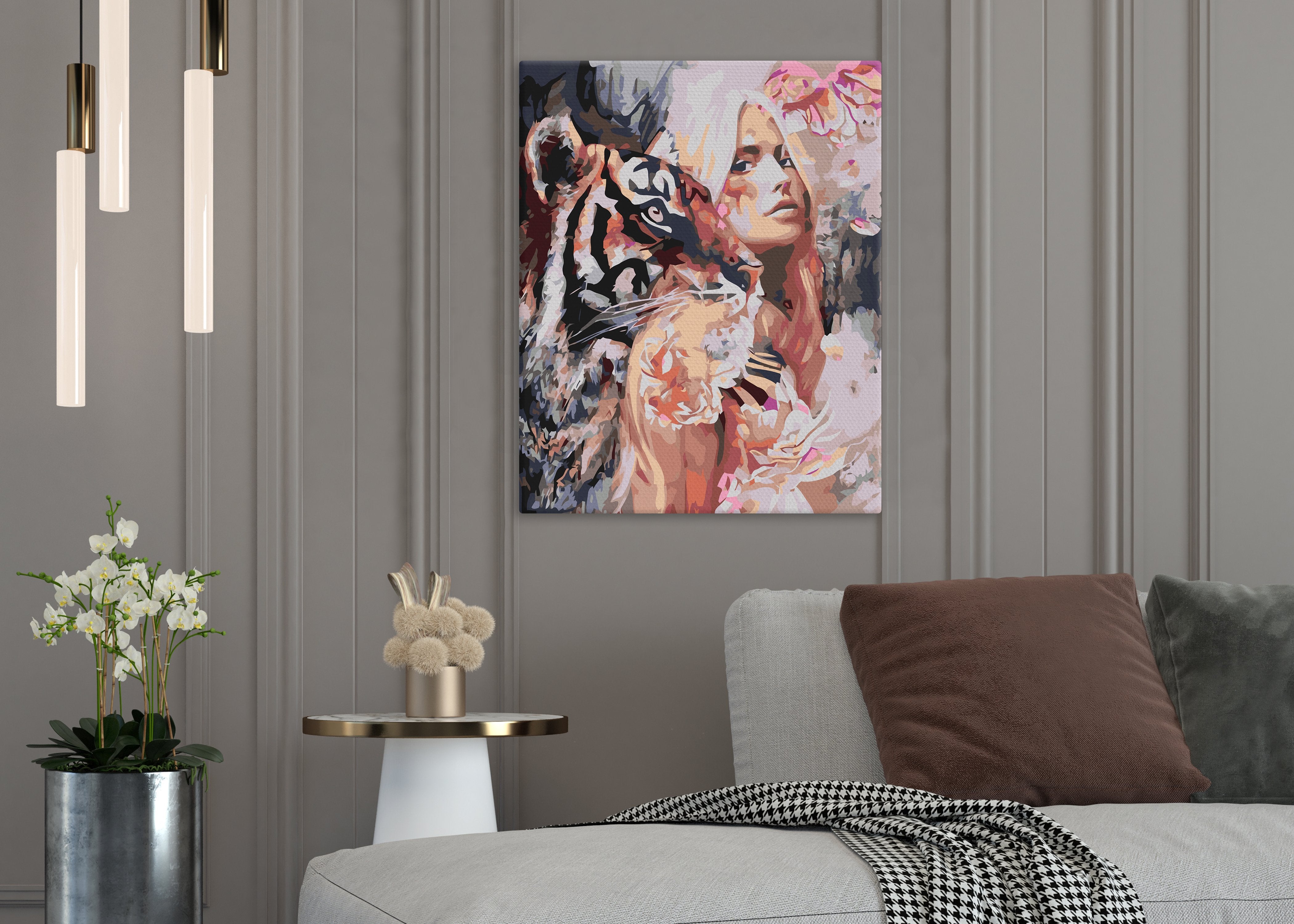 Dievča s tigrom (NK0498)