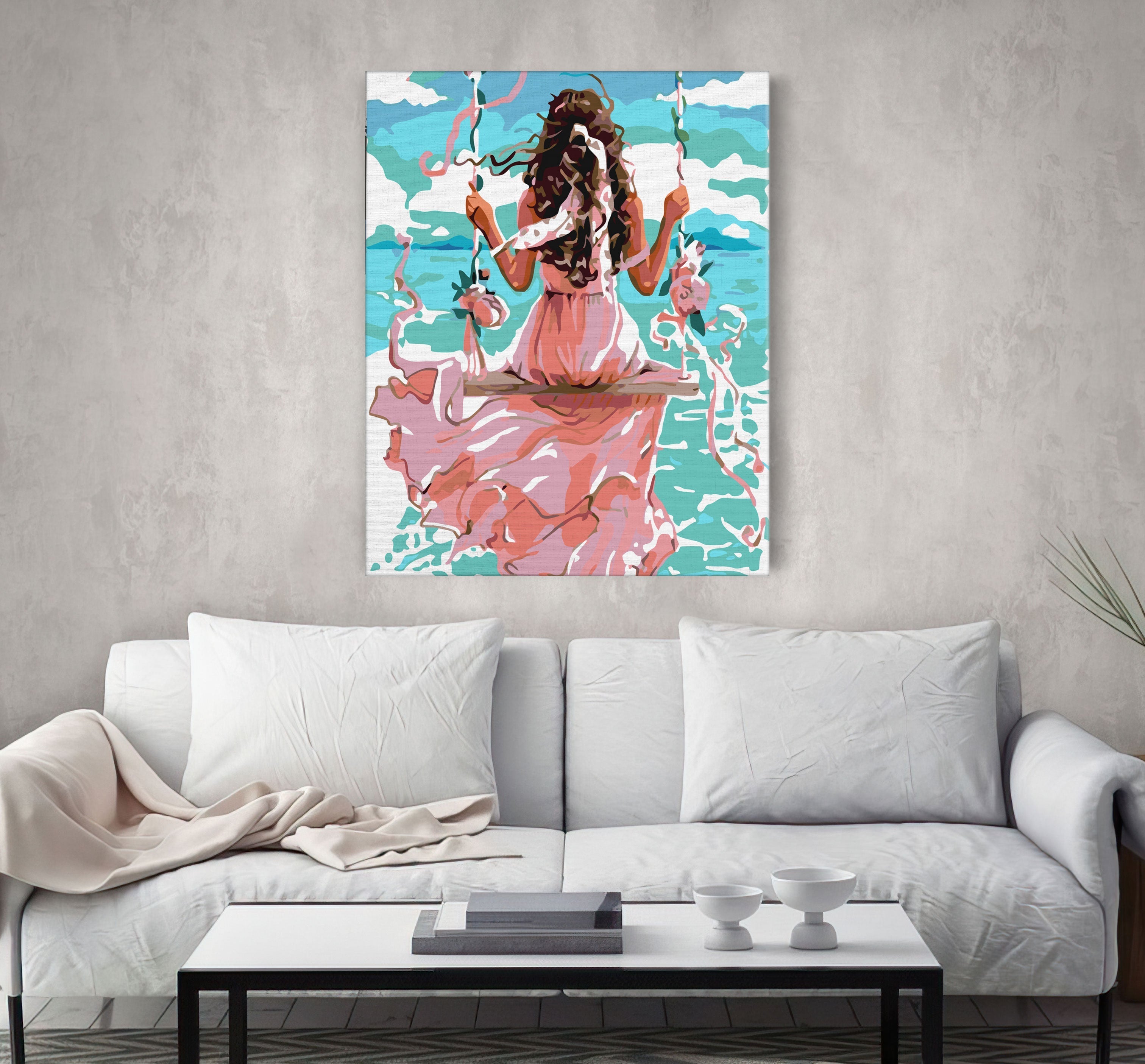 Dievča na hojdačke (NK0505)