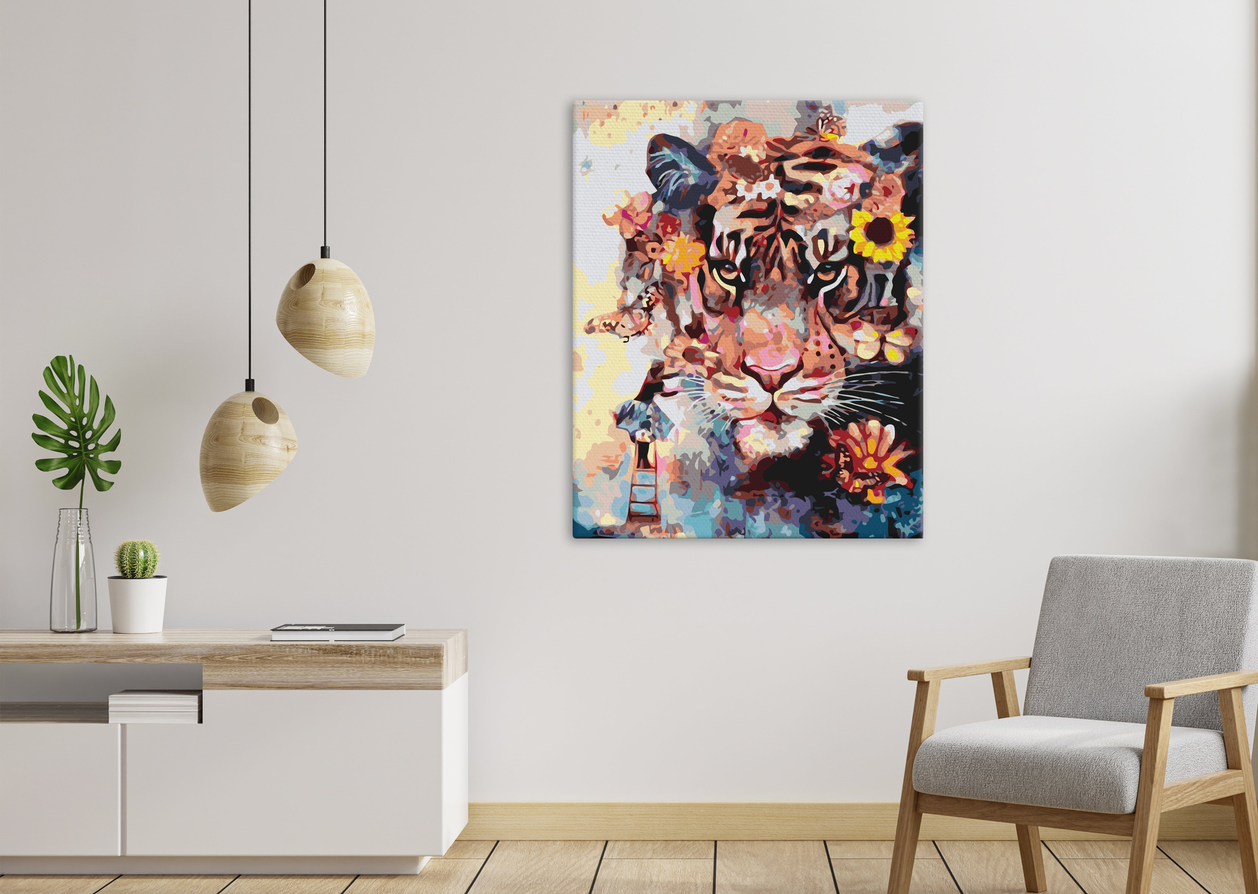 Tiger s kvetmi (NK0506)