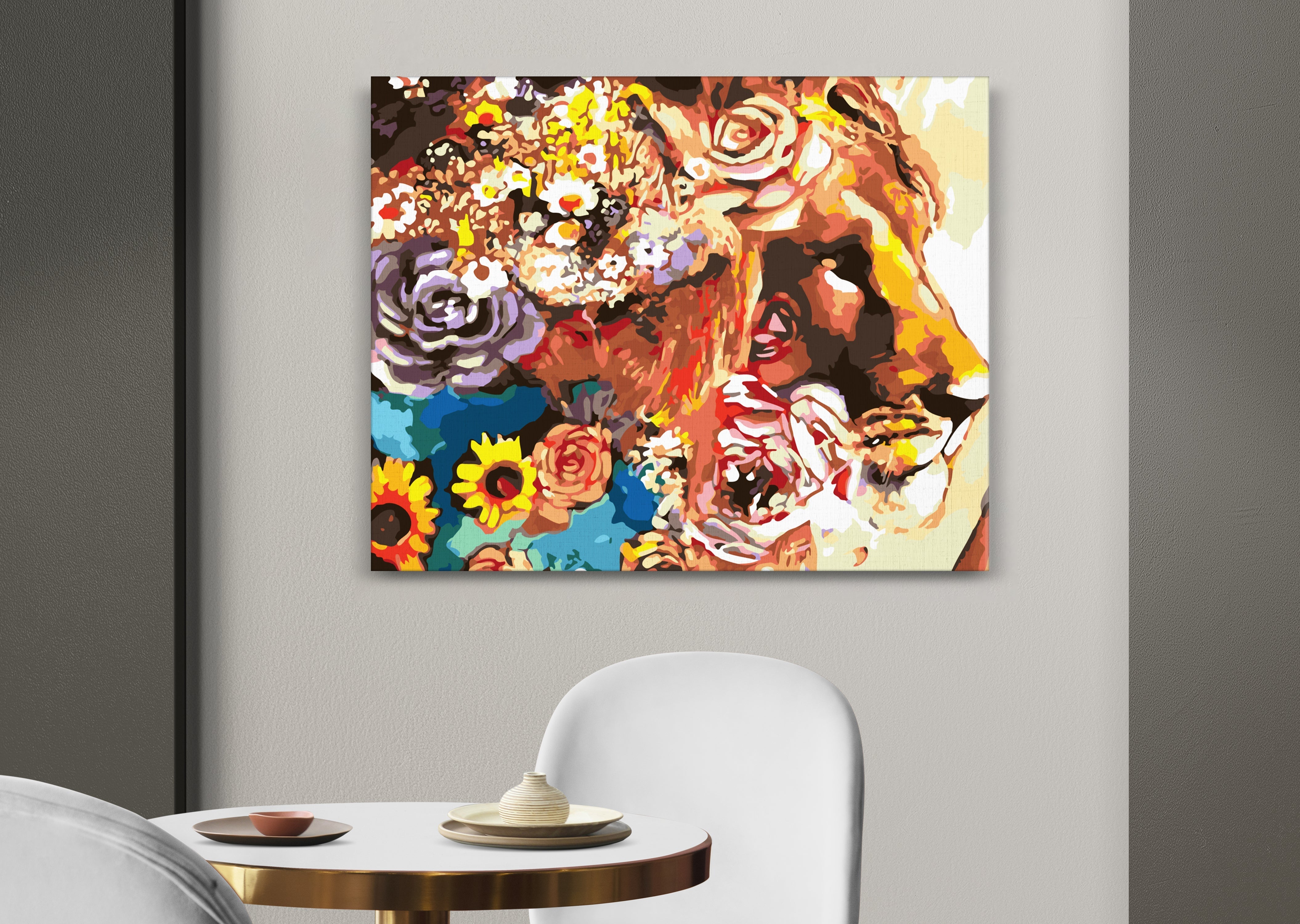 Lev v kvetoch (NK0507)