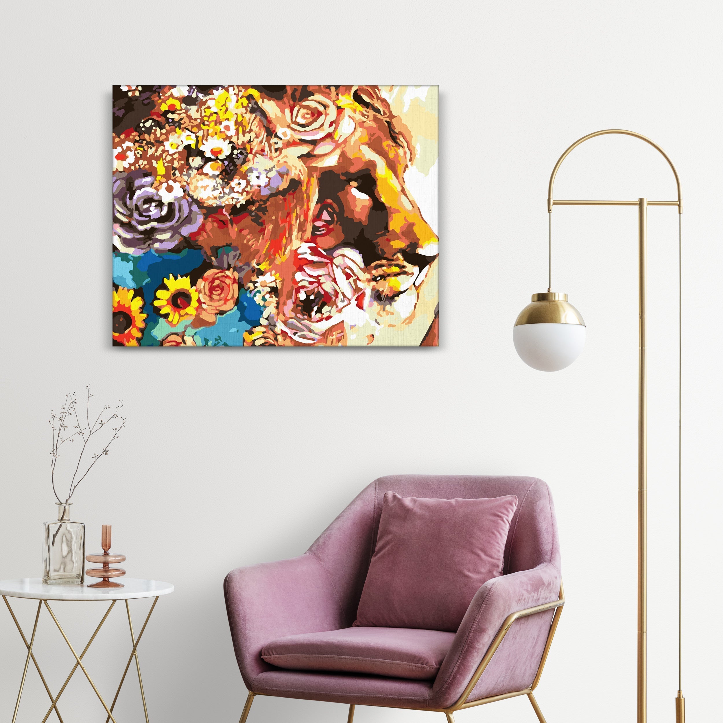 Lev v kvetoch (NK0507)