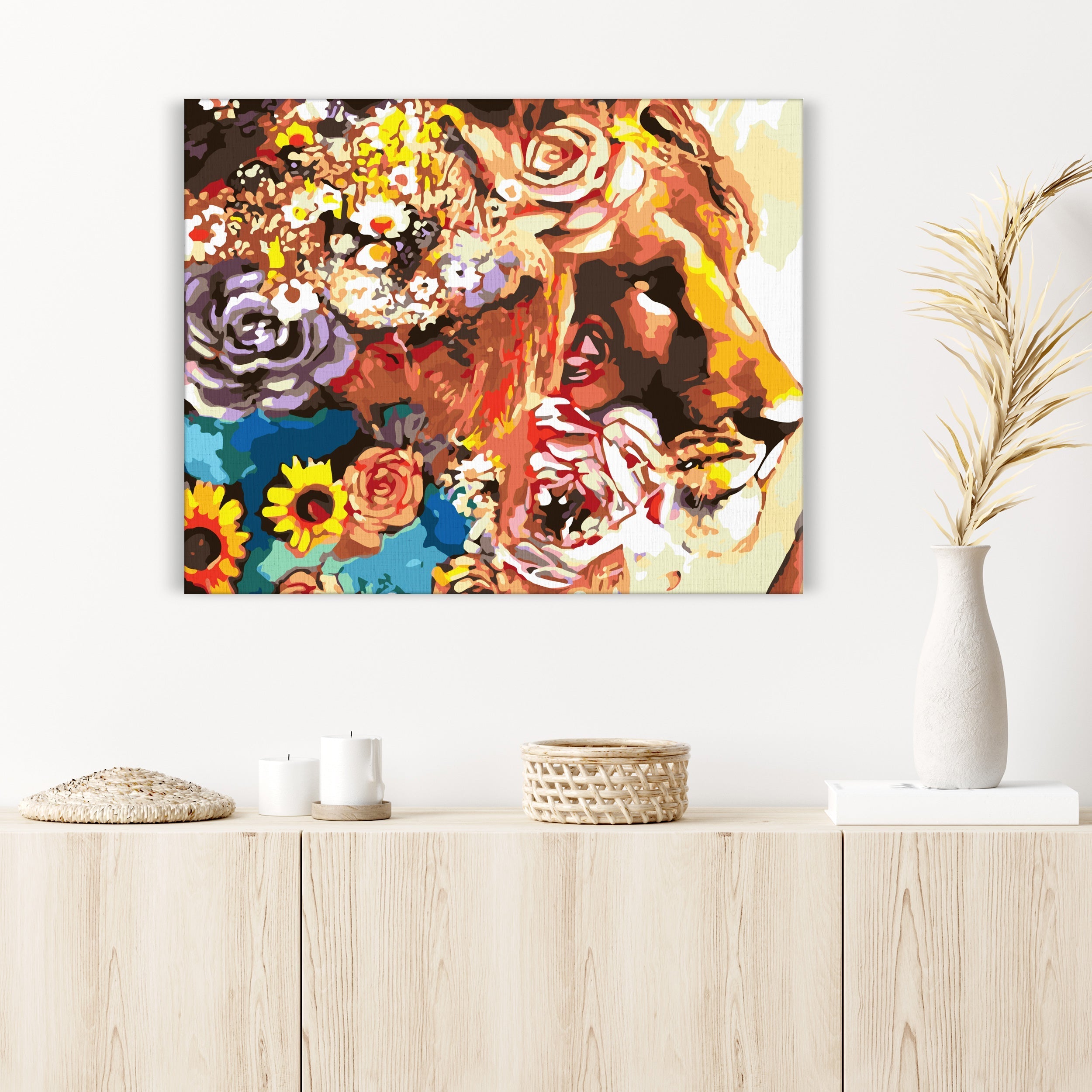 Lev v kvetoch (NK0507)