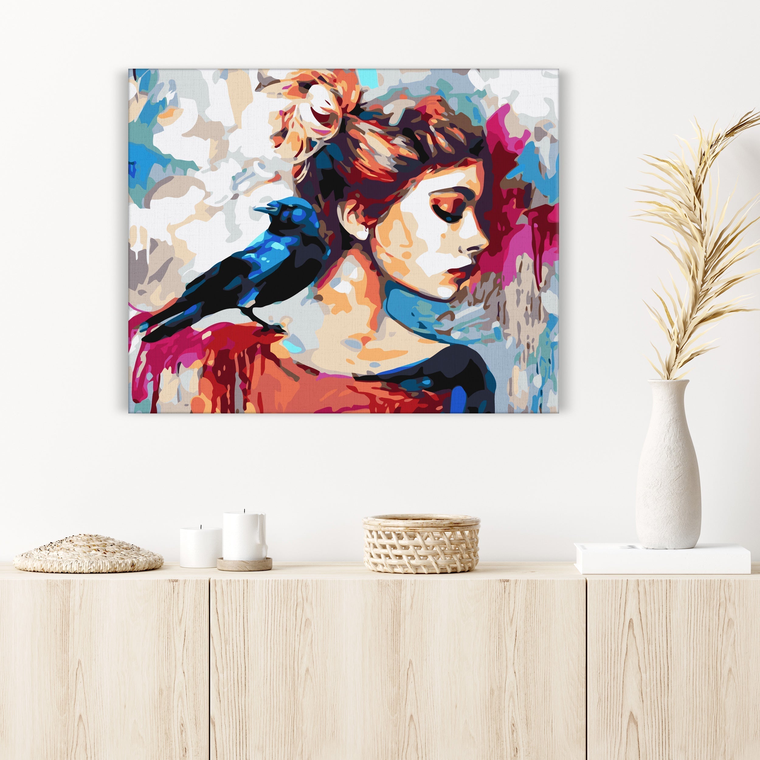 Dievča s vtákom (NK0511)