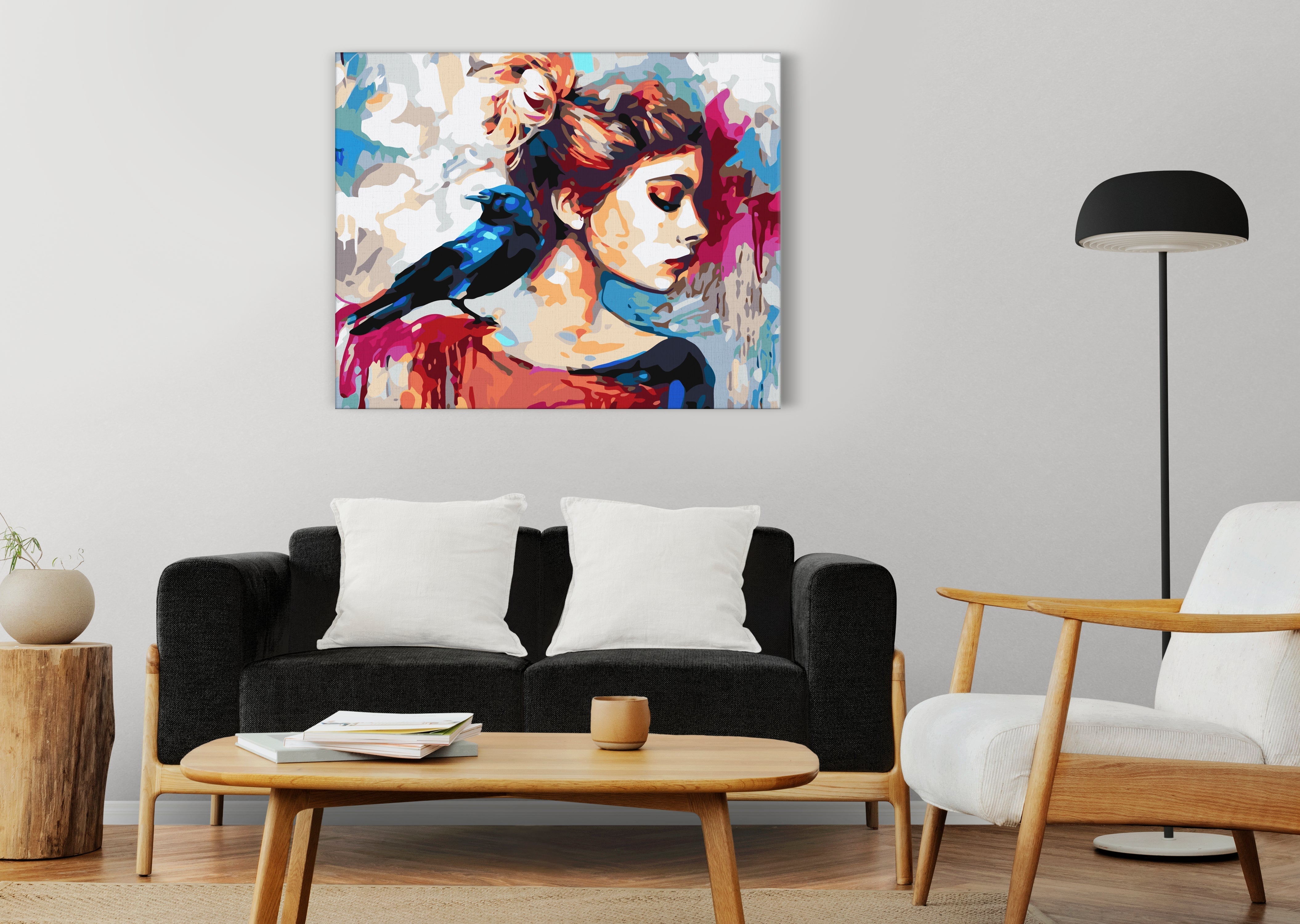 Dievča s vtákom (NK0511)