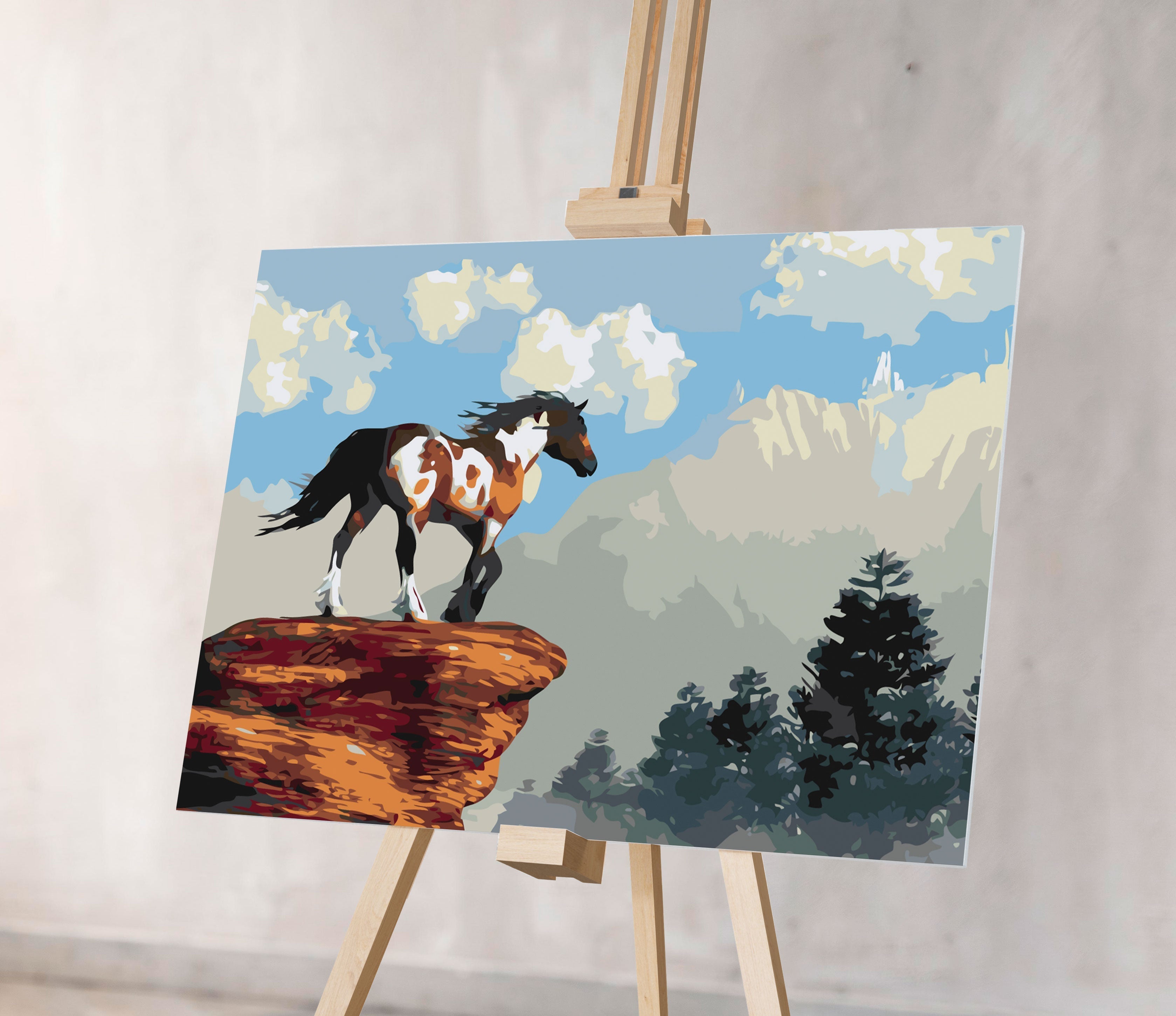 Kôň na skale (NK0515)