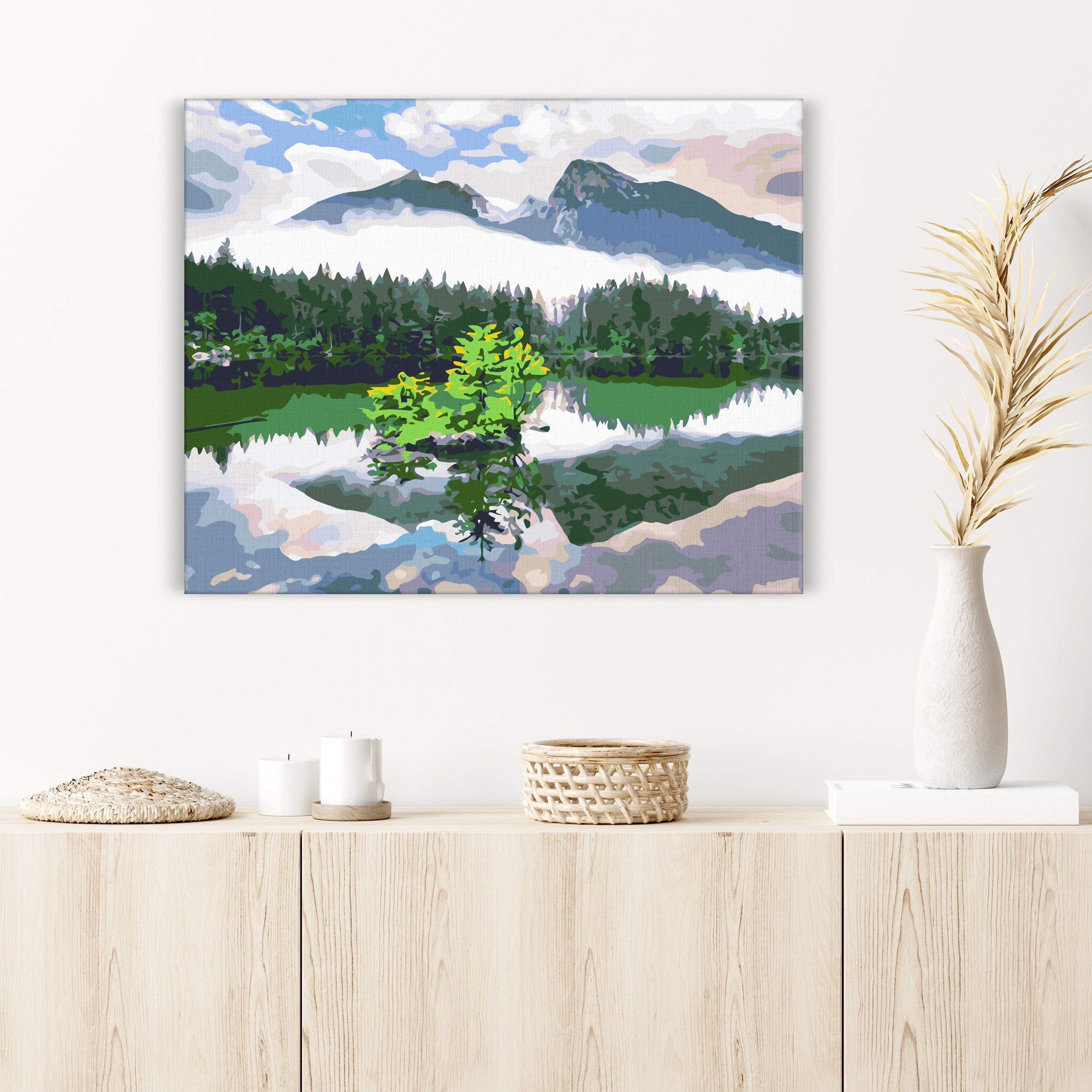 Horský odraz v jazere (NK0519)