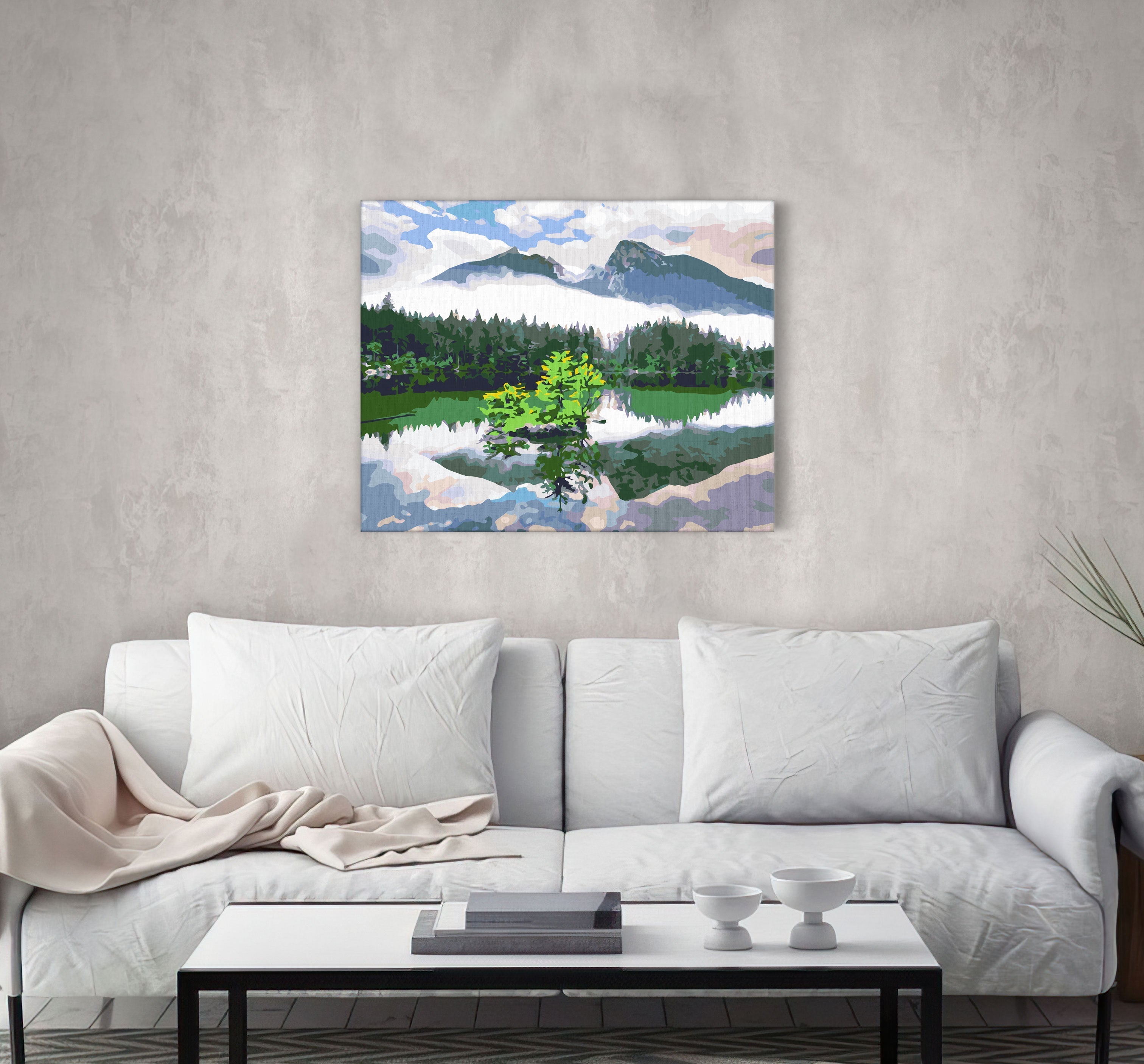 Horský odraz v jazere (NK0519)