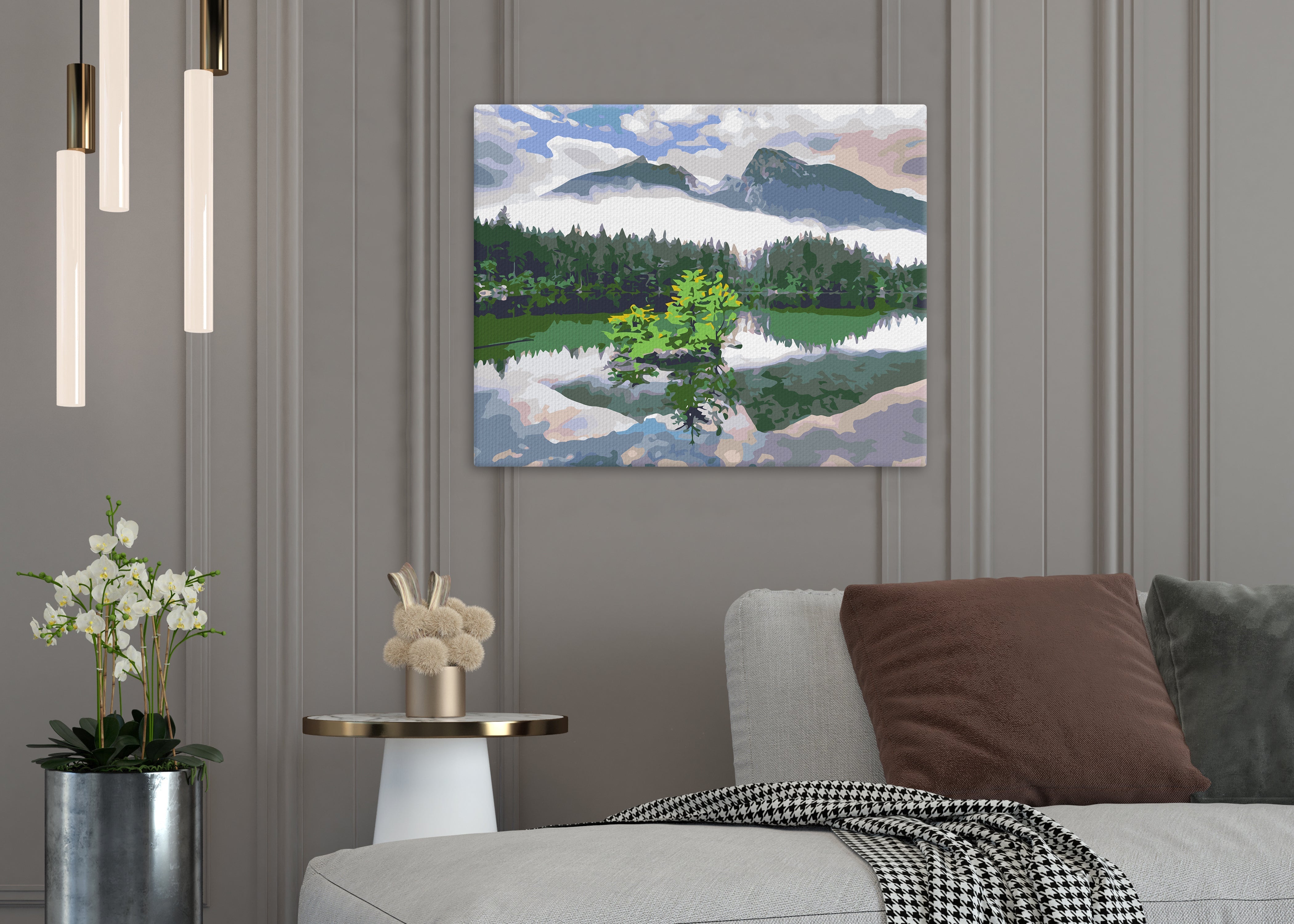 Horský odraz v jazere (NK0519)