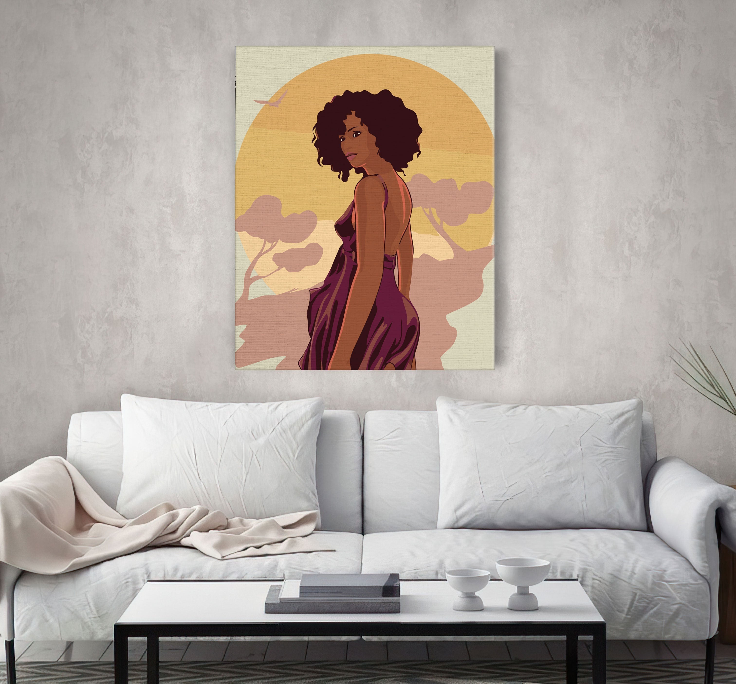 Afro dievča (NK0521)