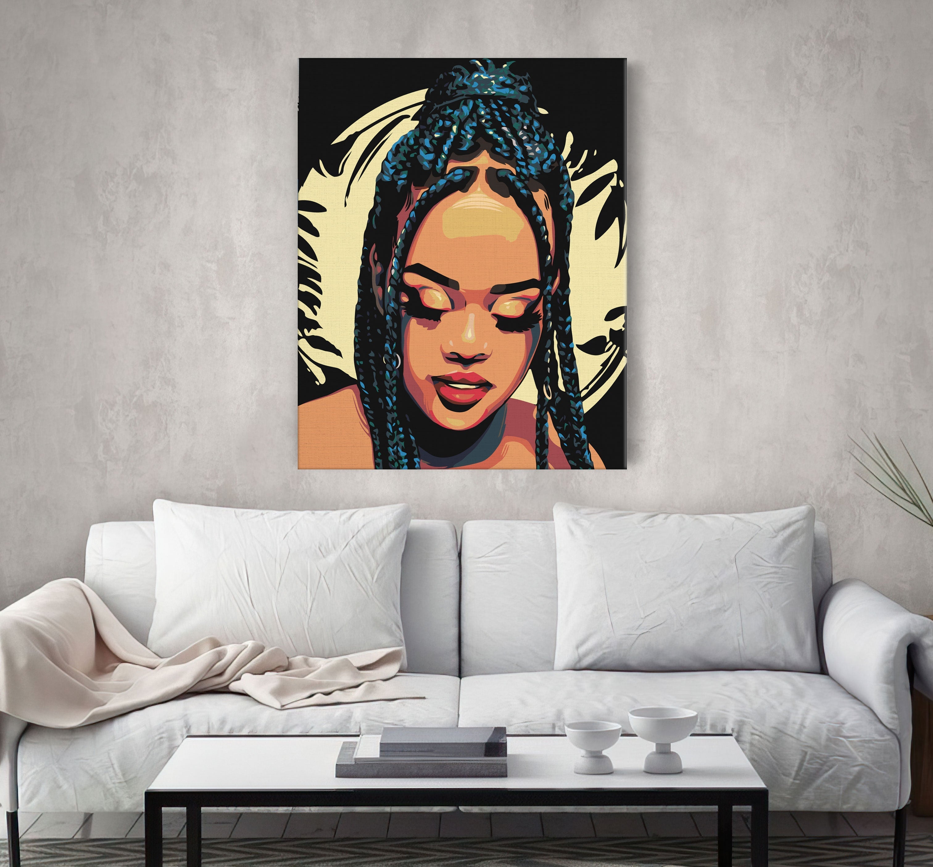 Pekné dievča s vrkočmi (NK0522)